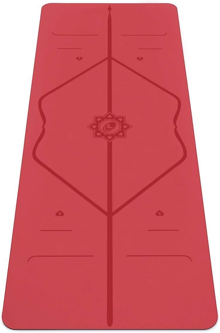 Liforme Travel Yoga mat – Patented Alignment System, Warrior-like Grip, Non-slip...