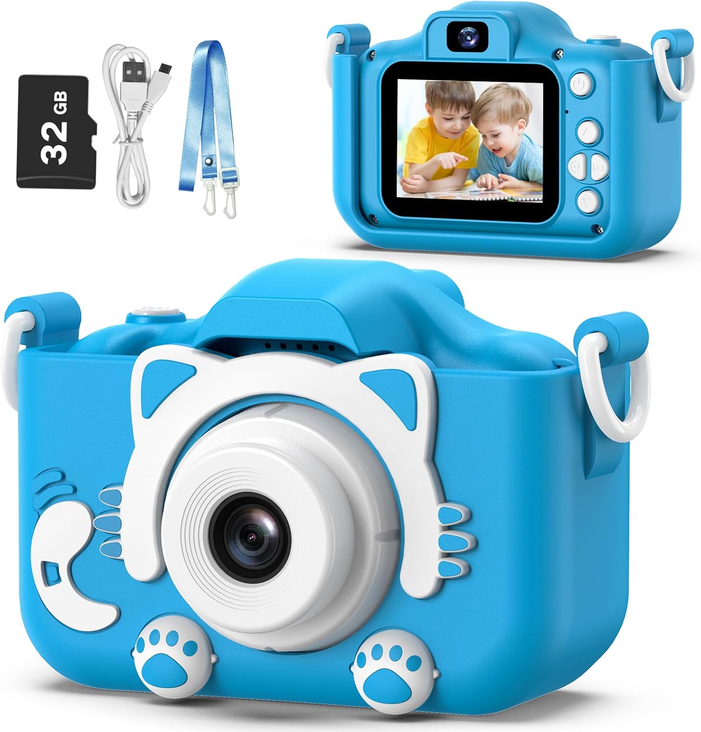 Goopow Kids Camera Toys for 3-8 Year Old Boys,Children Digital Video Camcorder C...