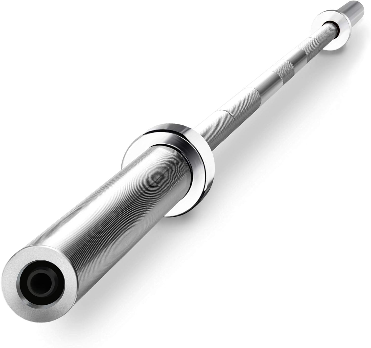 Yaheetech 7-Foot Olympic Bar, Special Barbell with Two Collars, Innovative Solid...