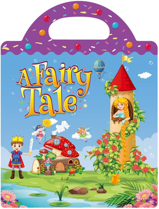RUSON Reusable Sticker Book for Kids, Fairy Stickers Educational Learning Toys T...