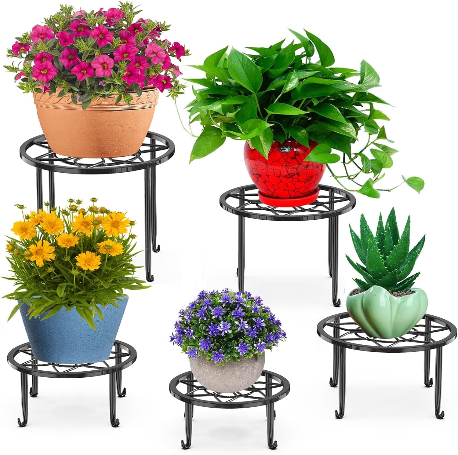 Metal Plant Stands, Special Heavy Duty Potted Holder, Innovative Plant Stand for...