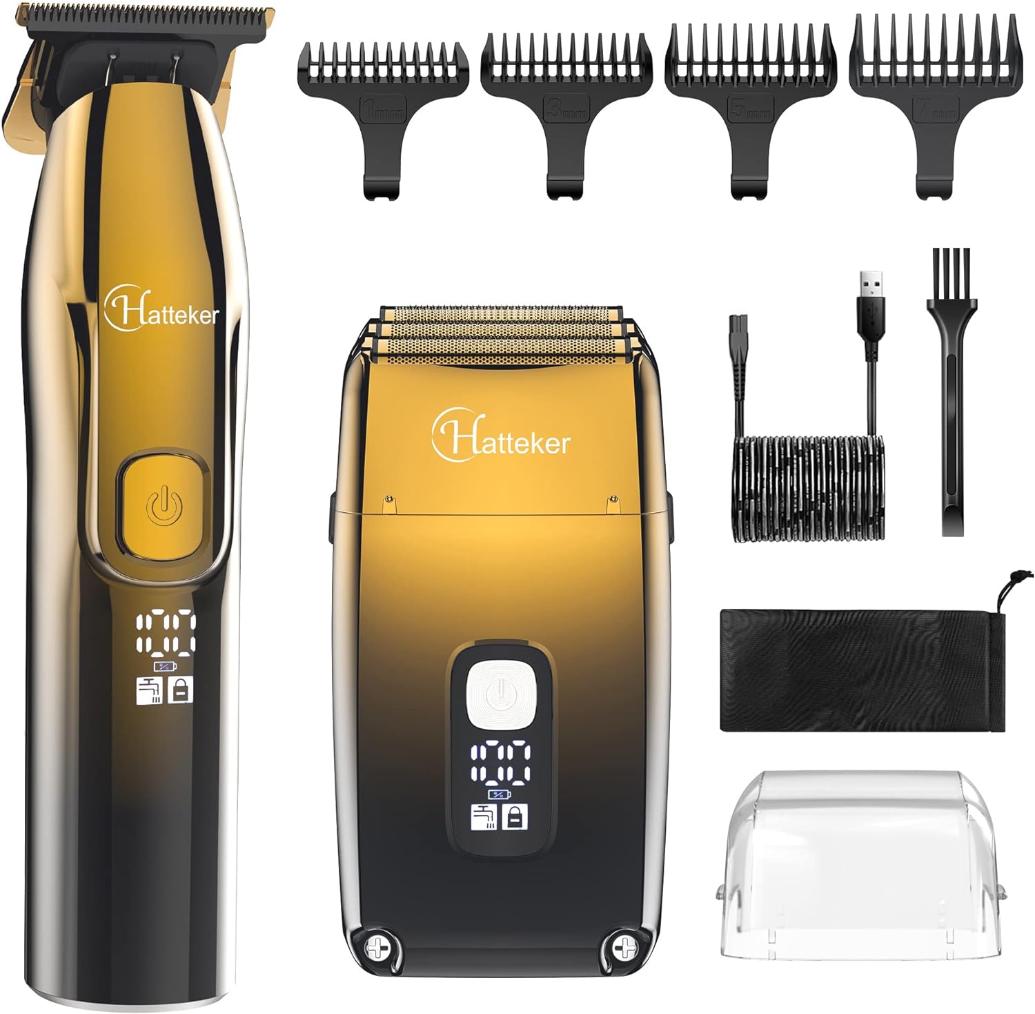 Hatteker Foil Shaver Bald Head Shaver Electric Shaver Razor for Men Precision Tr...