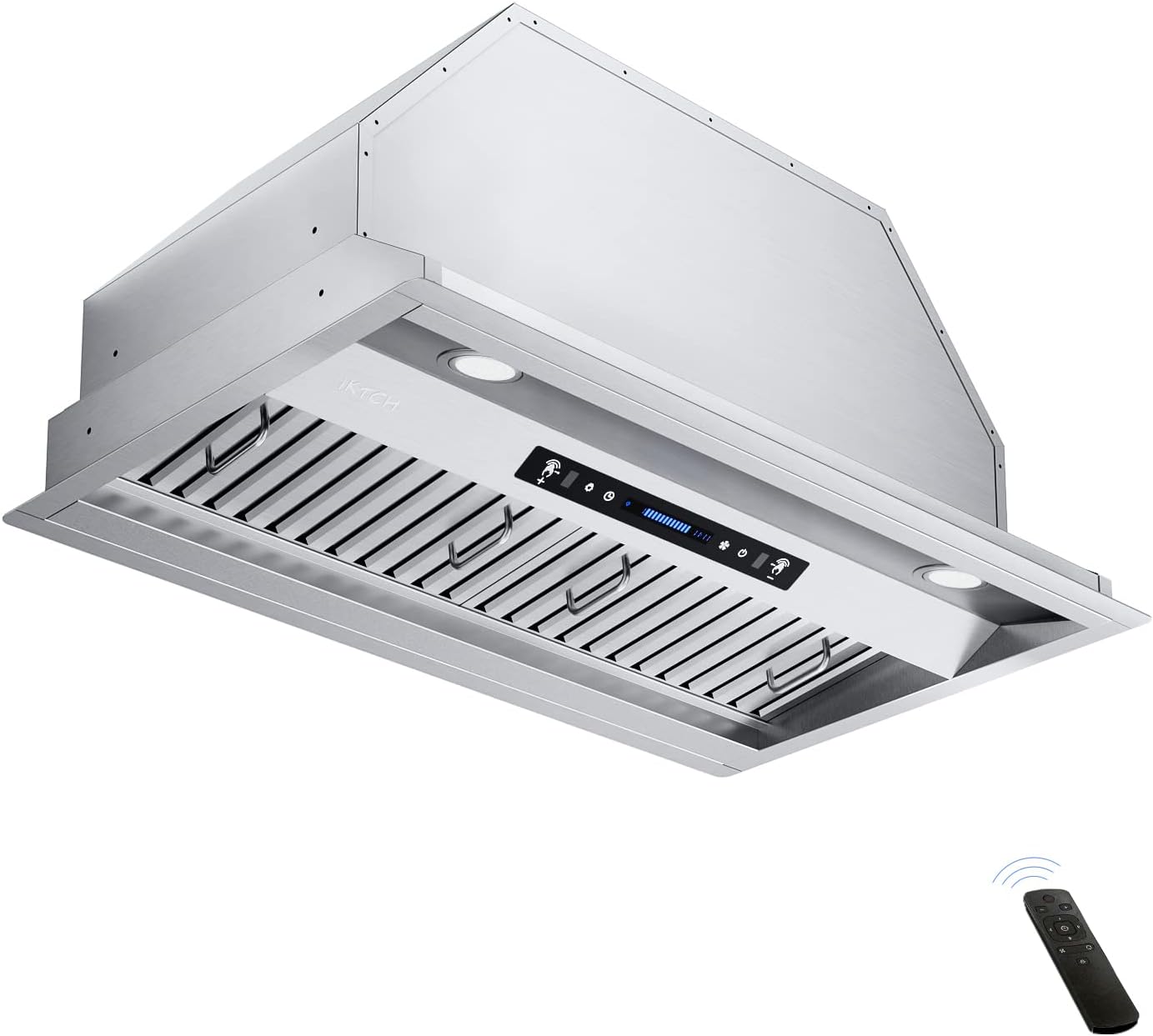 IKTCH 36 inch Range Hood, Special Built-in Insert Range Hood With 900 CFM, High-...