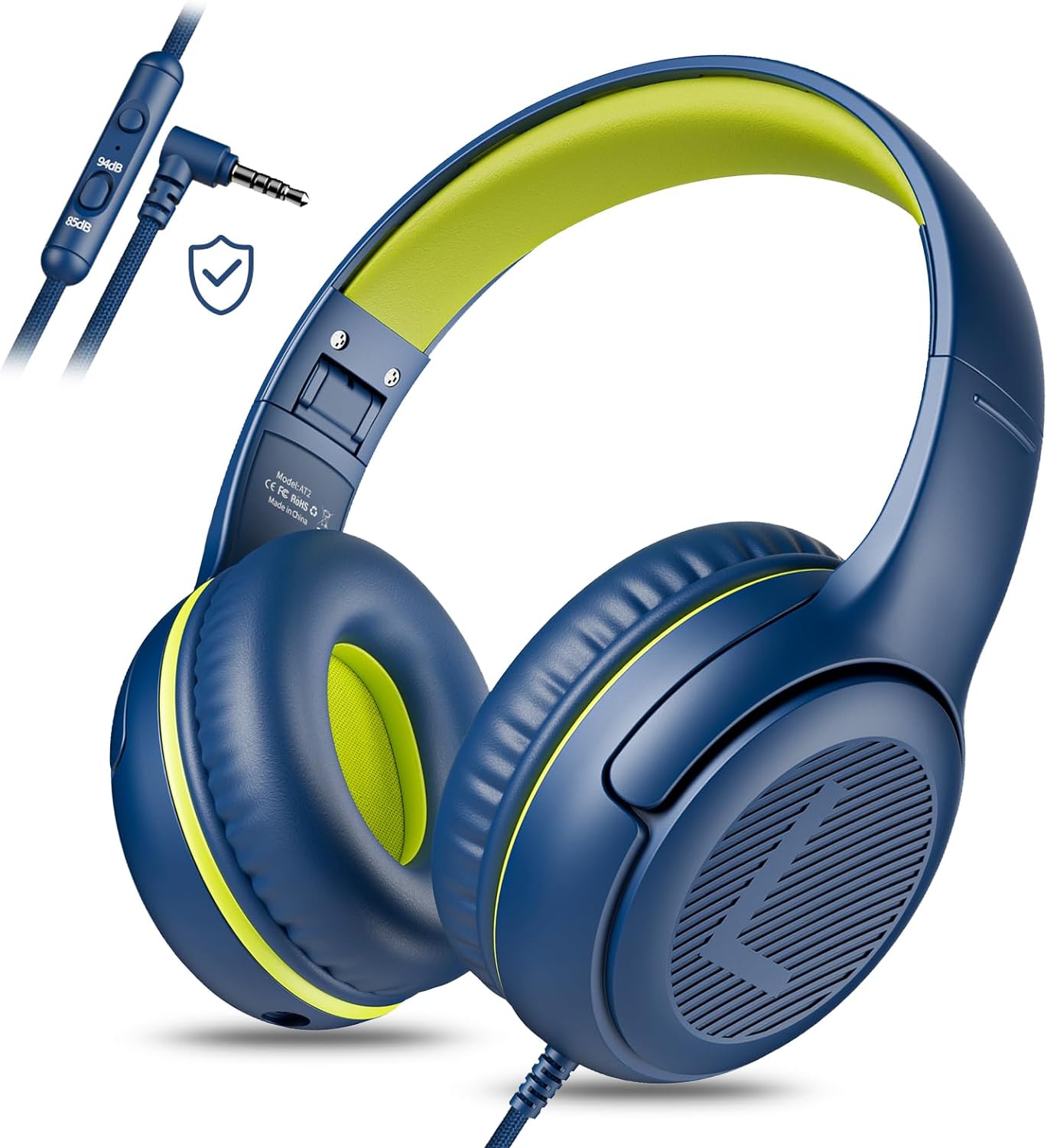 Kids Headphones for School Toddler Wired with Microphone Plug in Bulk Boys Heads...