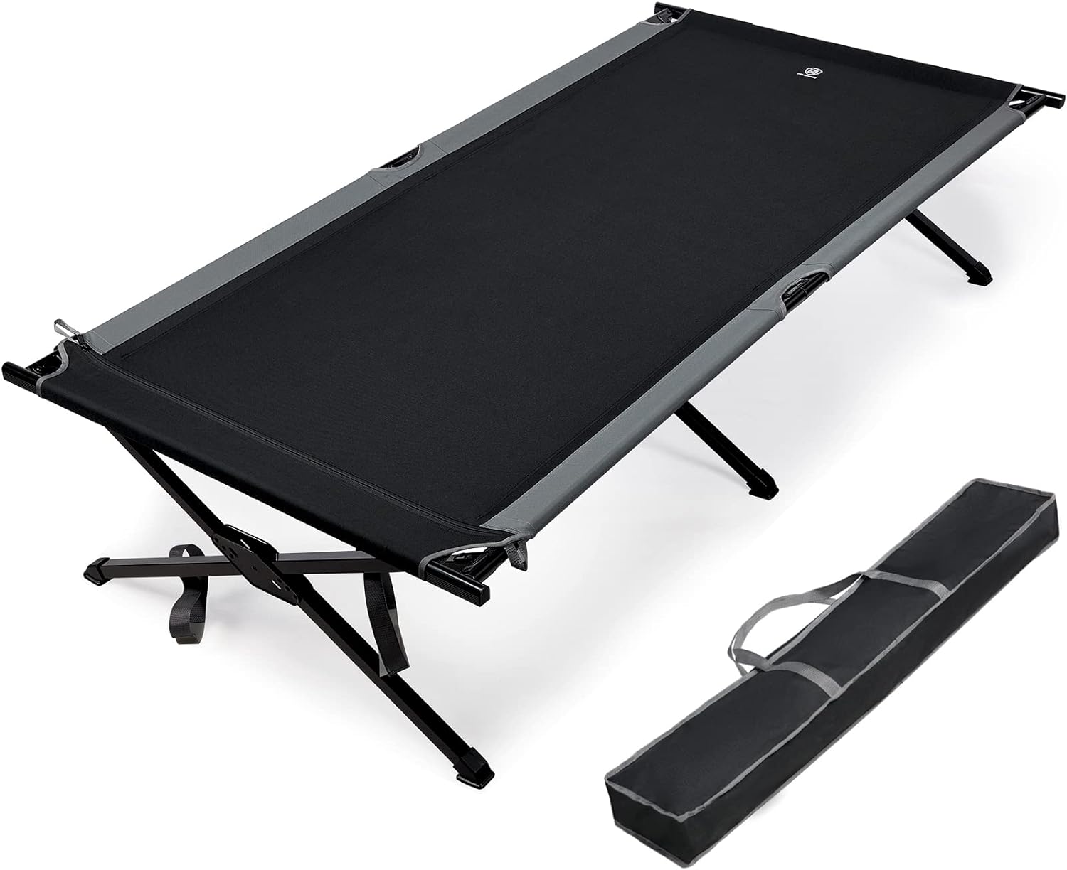 EVER ADVANCED Extra Wide Camping Cot for Adults Oversized XXL Sleeping Cots Fold...