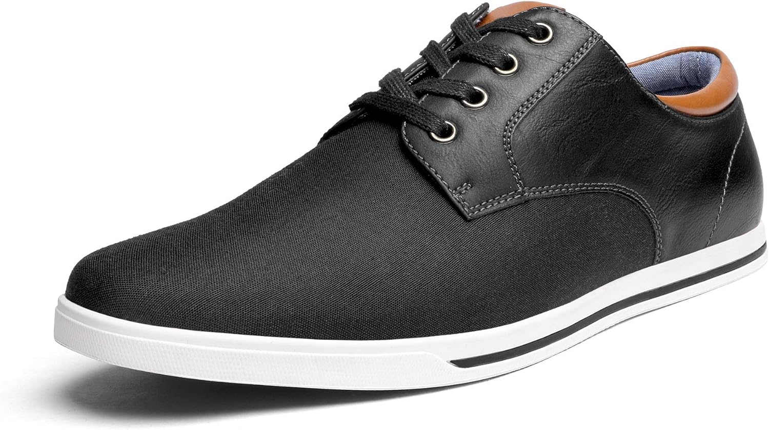 Bruno Marc Men's Rivera Oxfords Shoes Sneakers 9.5 Black