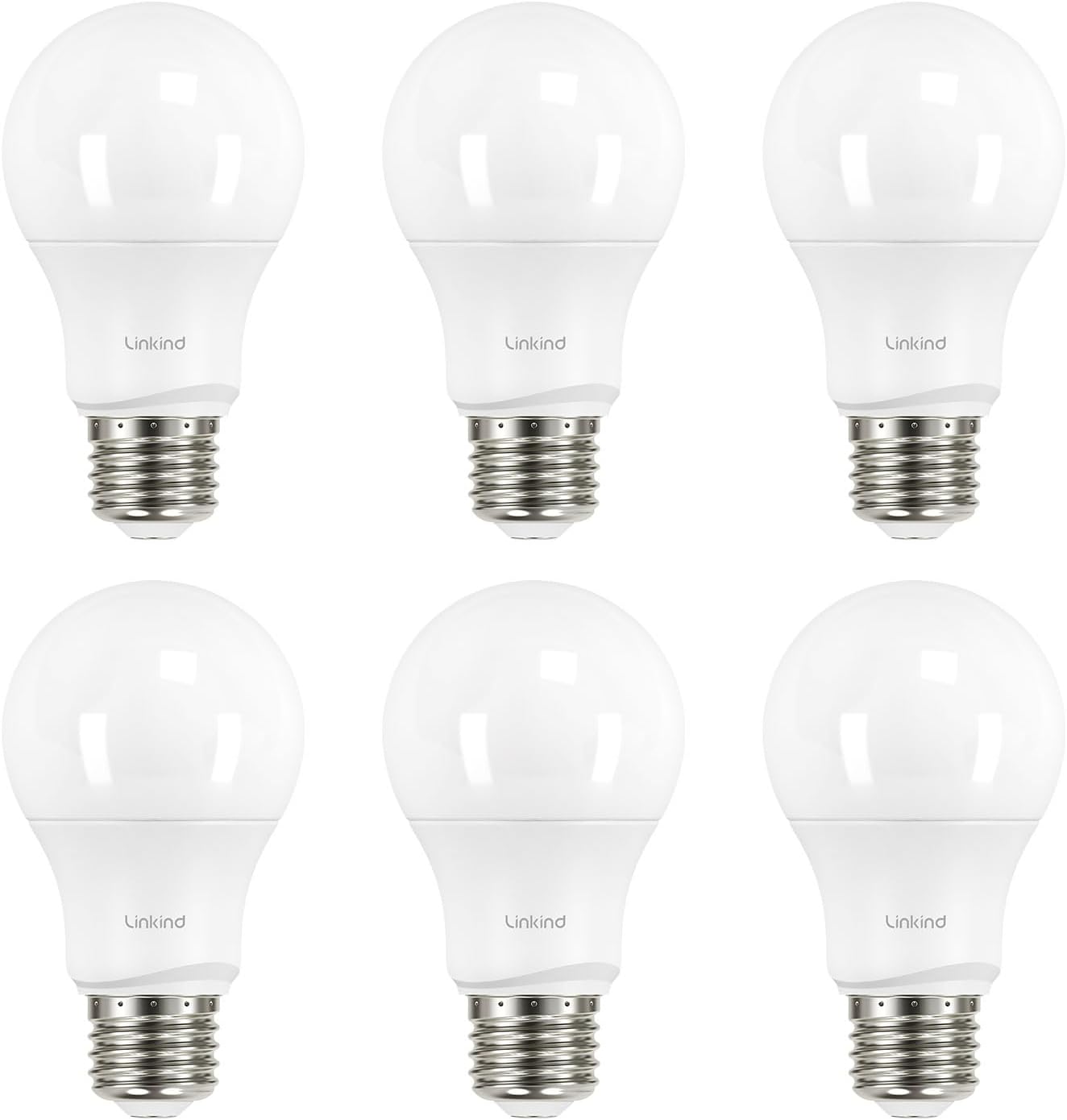 Linkind A19 LED Light Bulbs, Special LED Lights Dimmable, Innovative 40 Watt Equ...