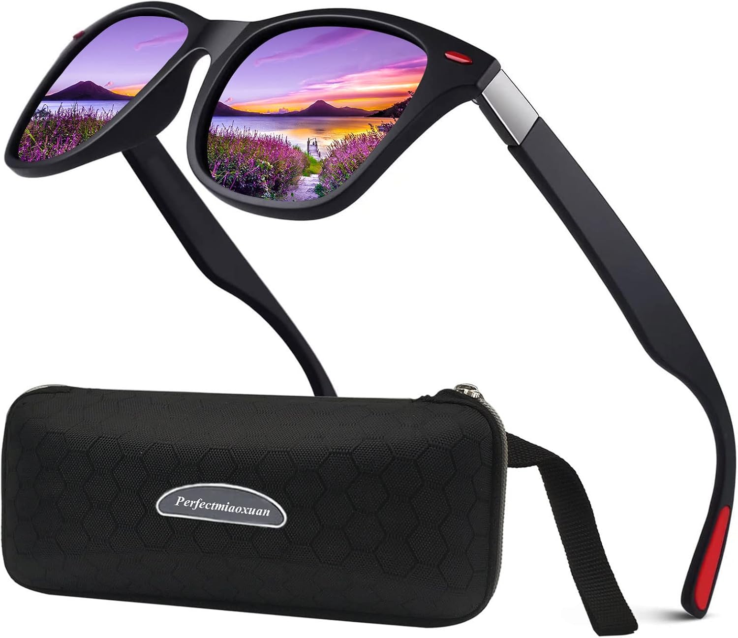 Polarised Sunglasses Mens Women Retro For Summer Travel Holidays Fishing Driving...