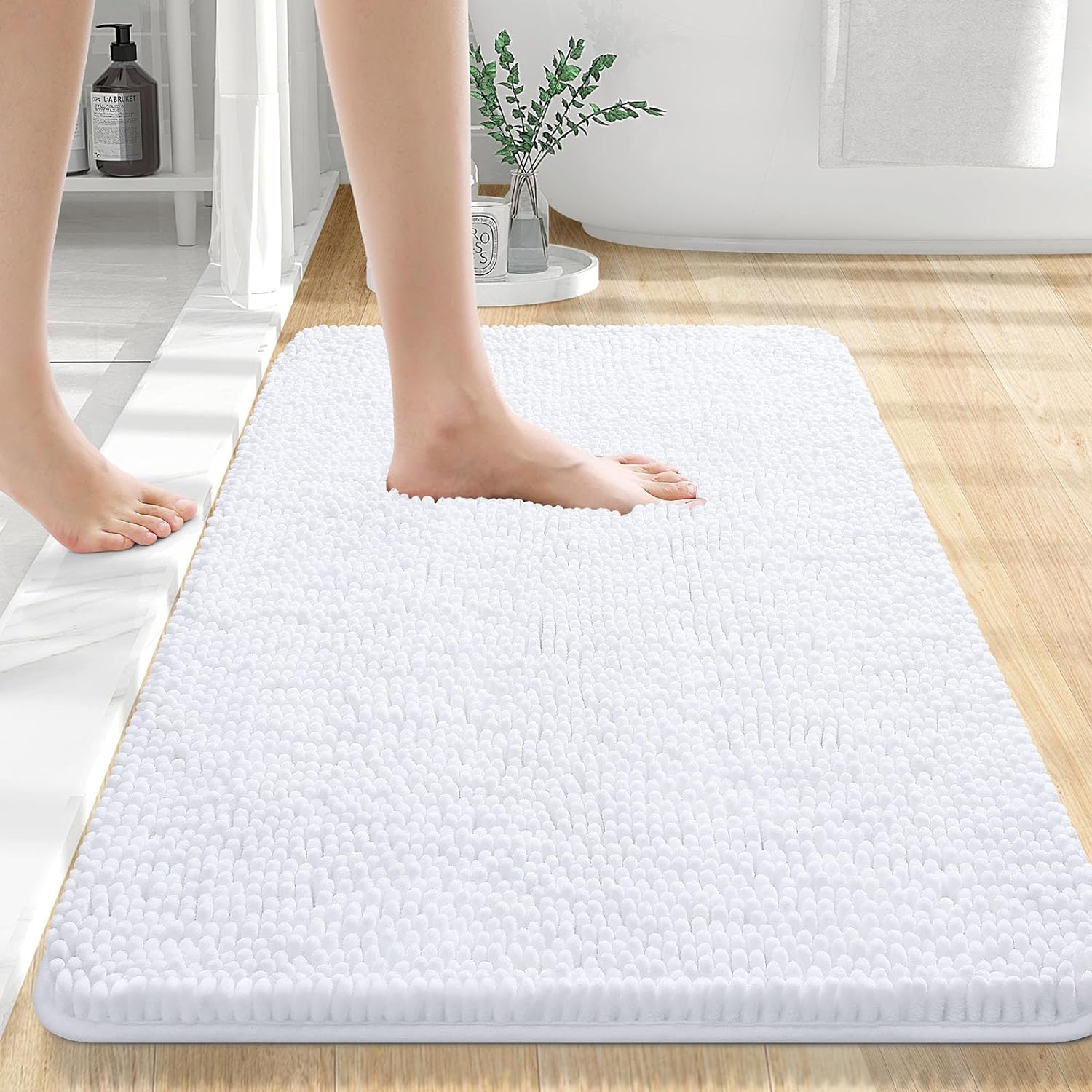 OLANLY Bathroom Rugs 30x20, Extra Soft Absorbent C...