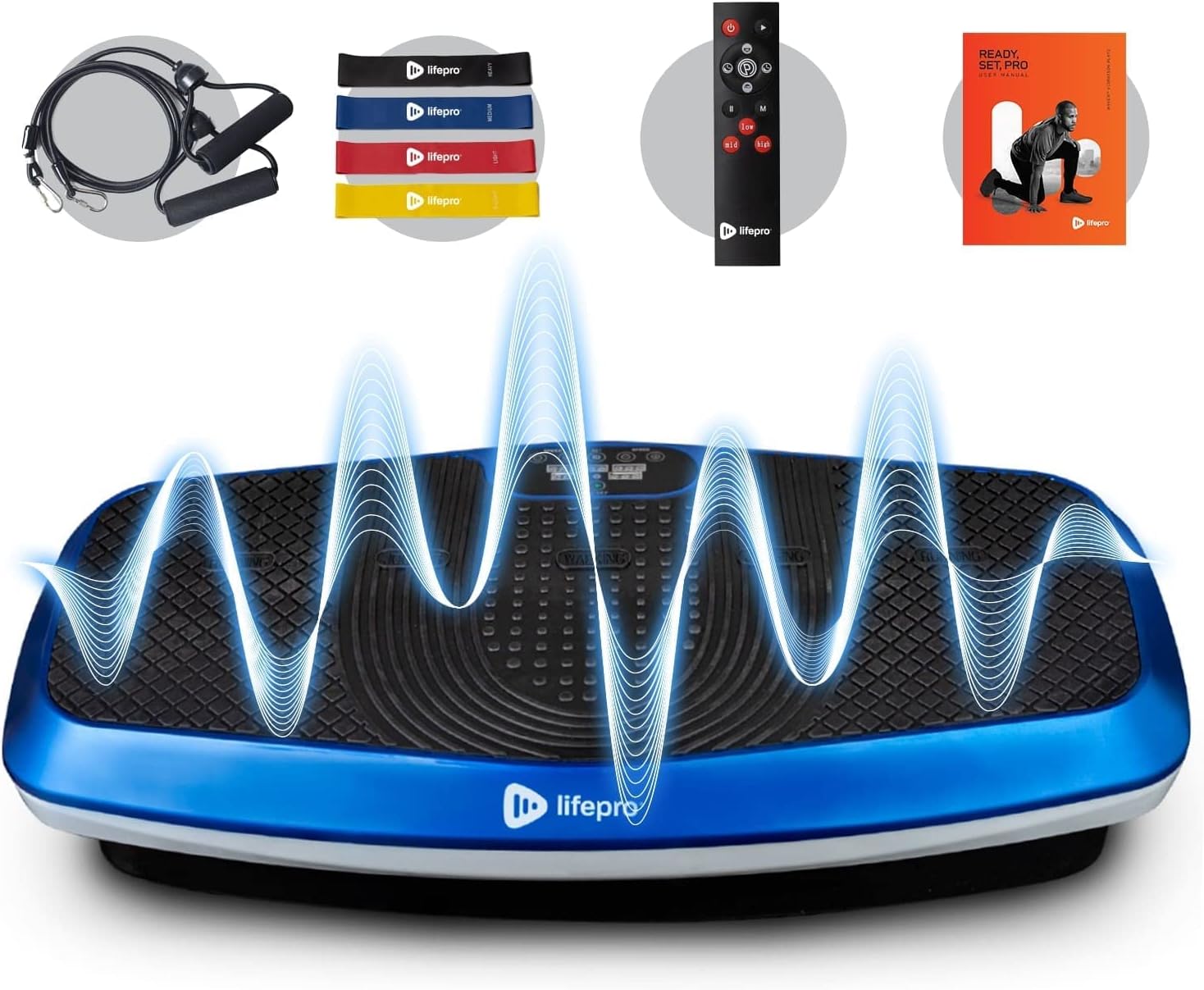 LifePro Hovert 3D Vibration Plate Machine, Special Vibration Platform with Dual...