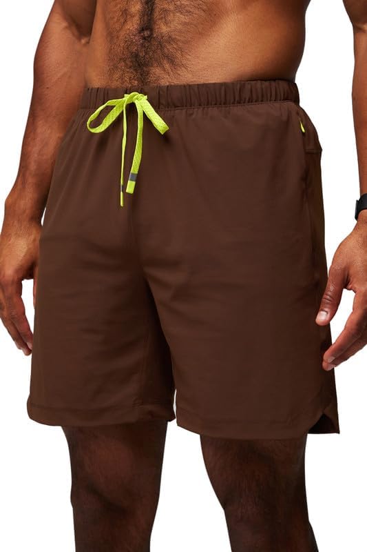 Fabletics Men's The One Short, Training, Swimming, Lightweight, Quick-Dry, Zip P...