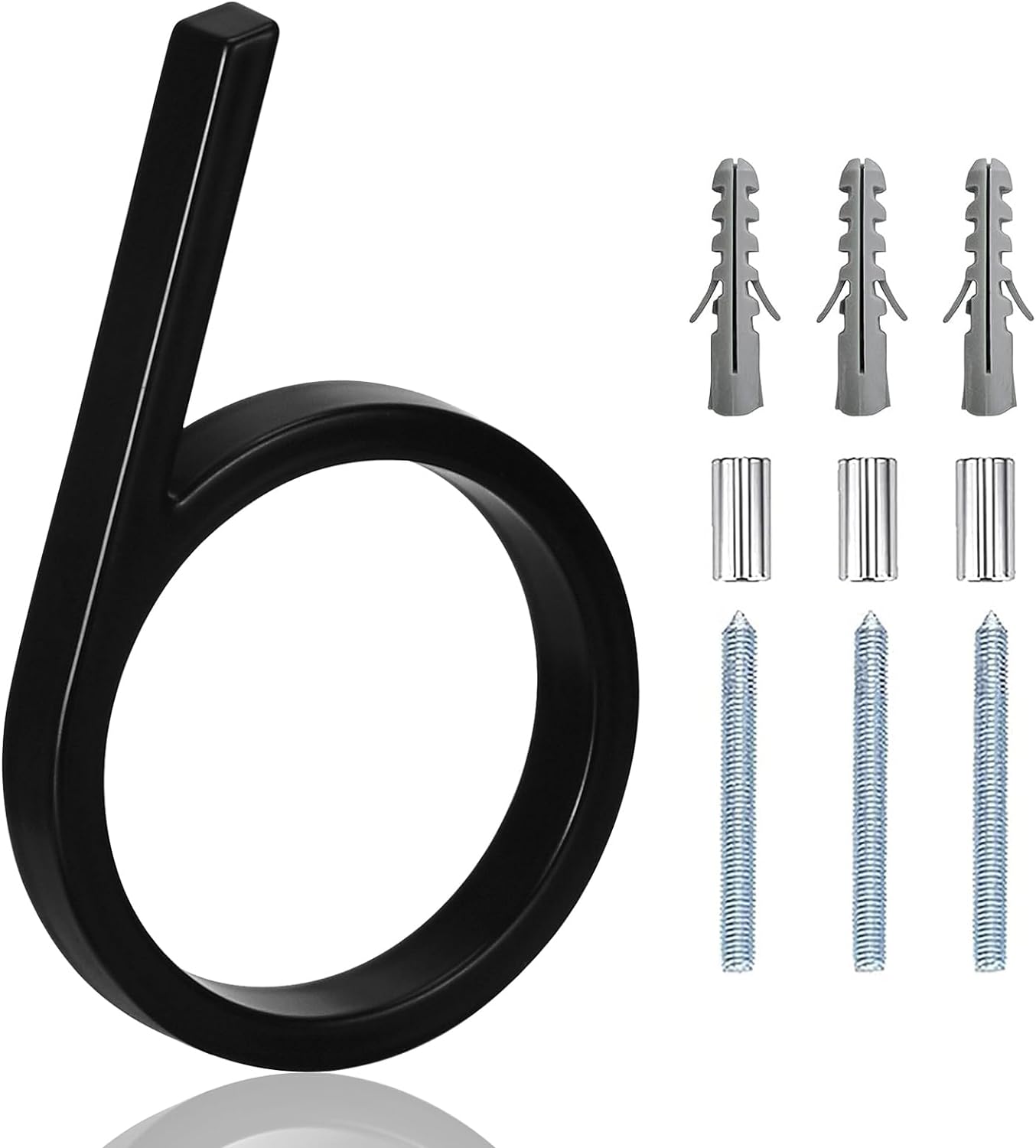 Floating Stainless Steel Address House Number, Unique Modern Metal Anti-Rust Hou...