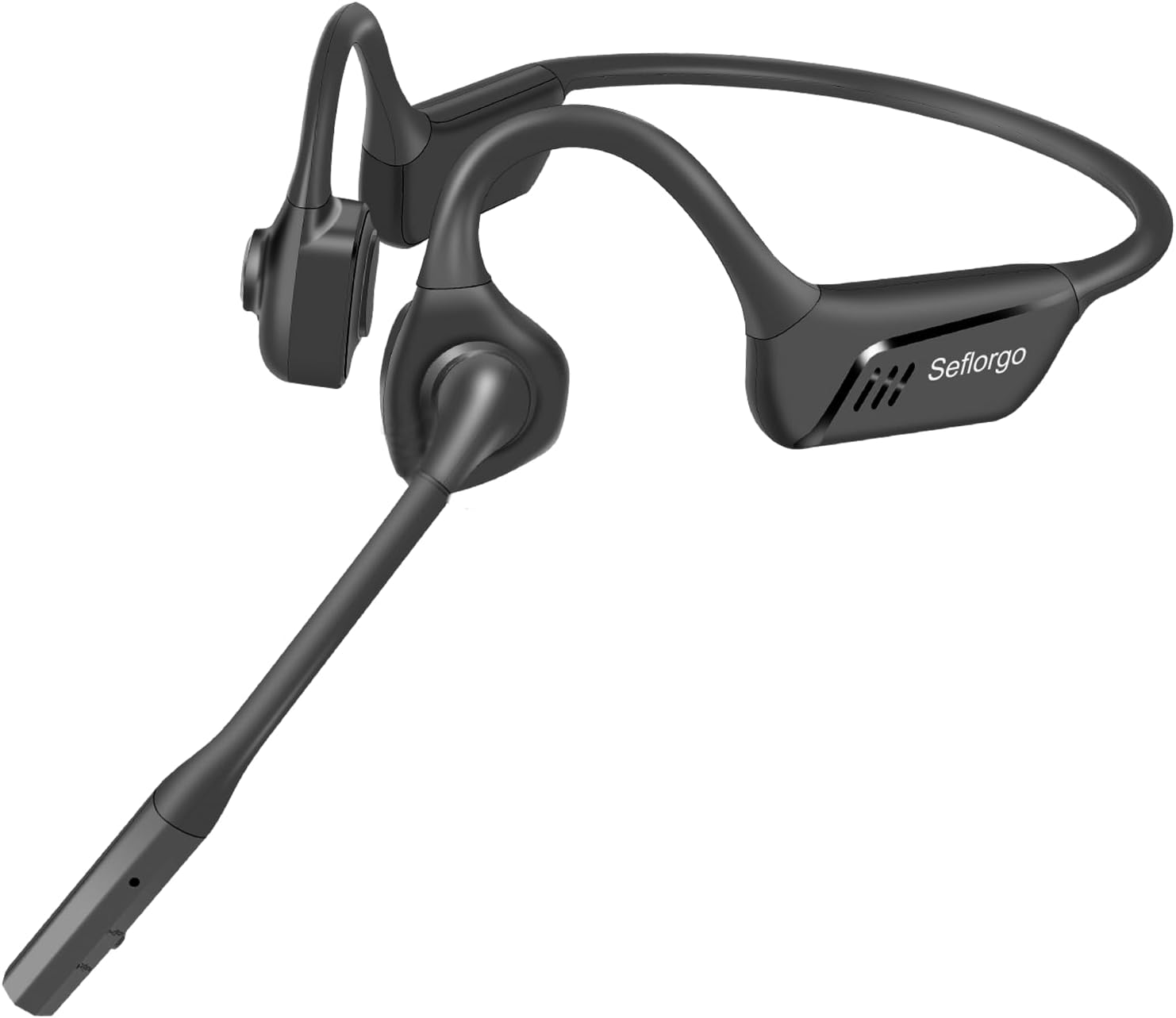 Seflorgo Open Ear Headset, Special Headset with Dual Noise Cancelling Boom Mic,...