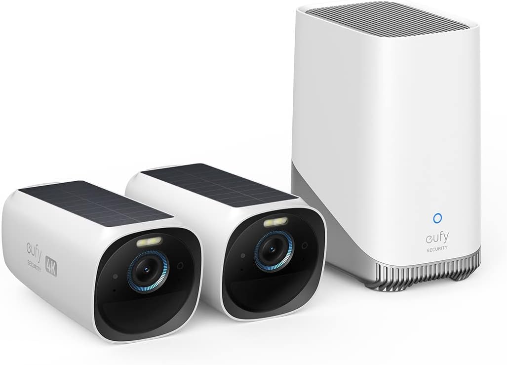 eufy Security eufyCam S330 (eufyCam 3) 2-Cam Kit,...