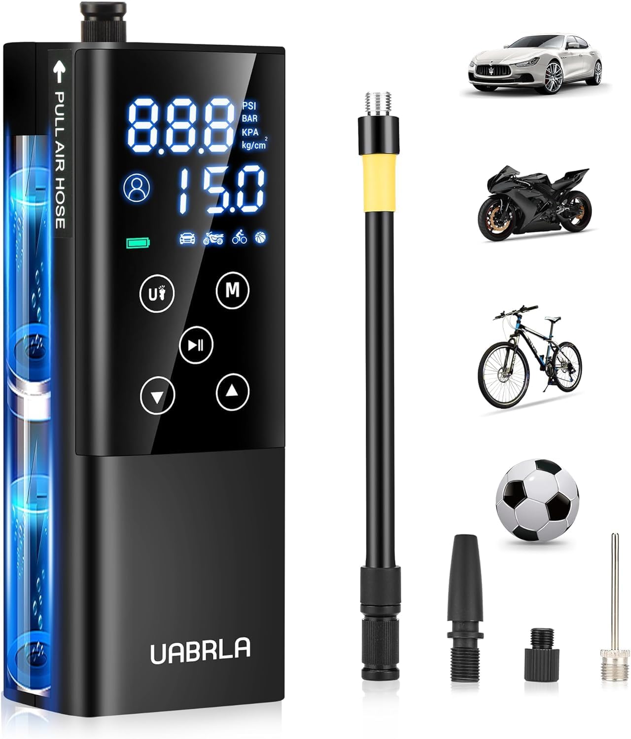 Portable Air Compressor, Special Tire Inflator for 150PSI, Innovative Cordless M...