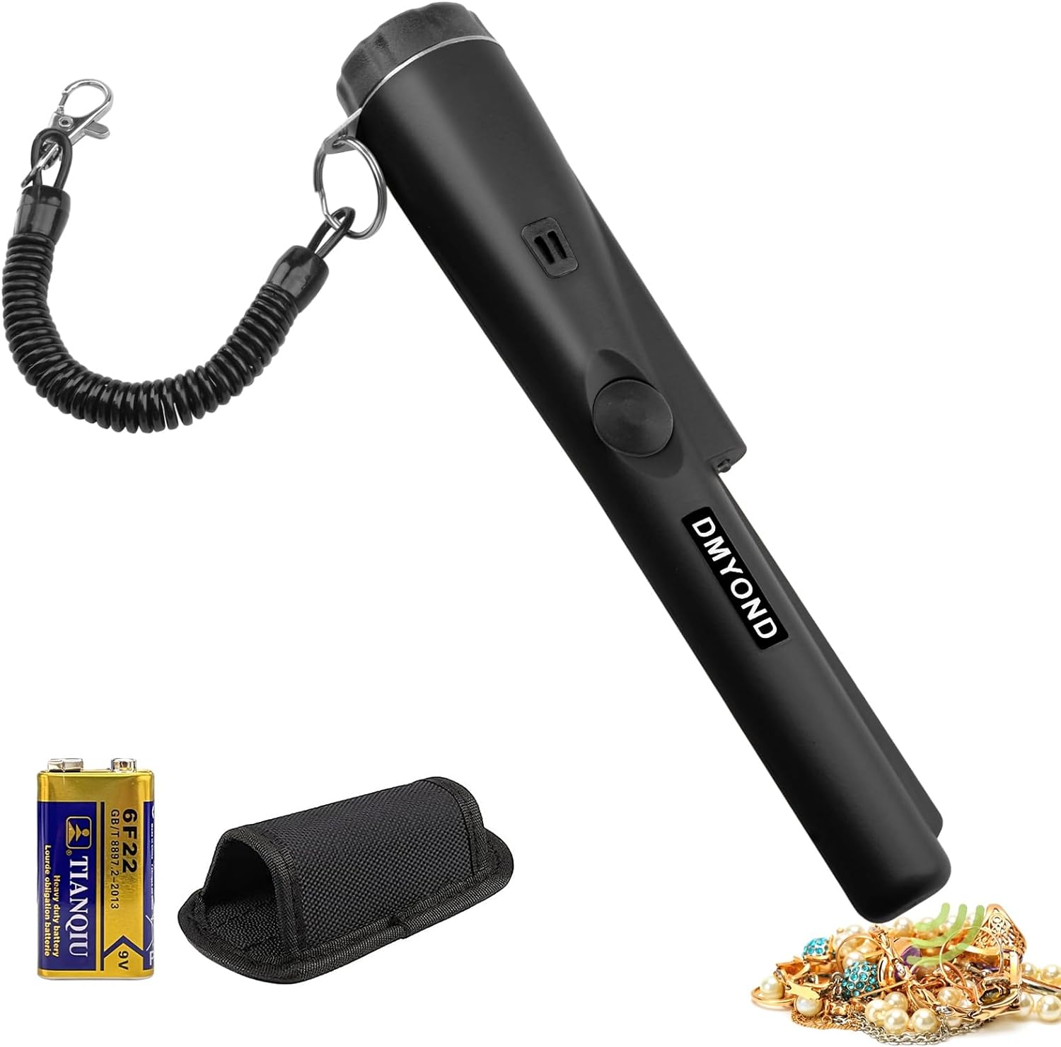 Dmyond Metal Detector Pinpointer, Professional Waterproof Handheld Pin Pointer W...
