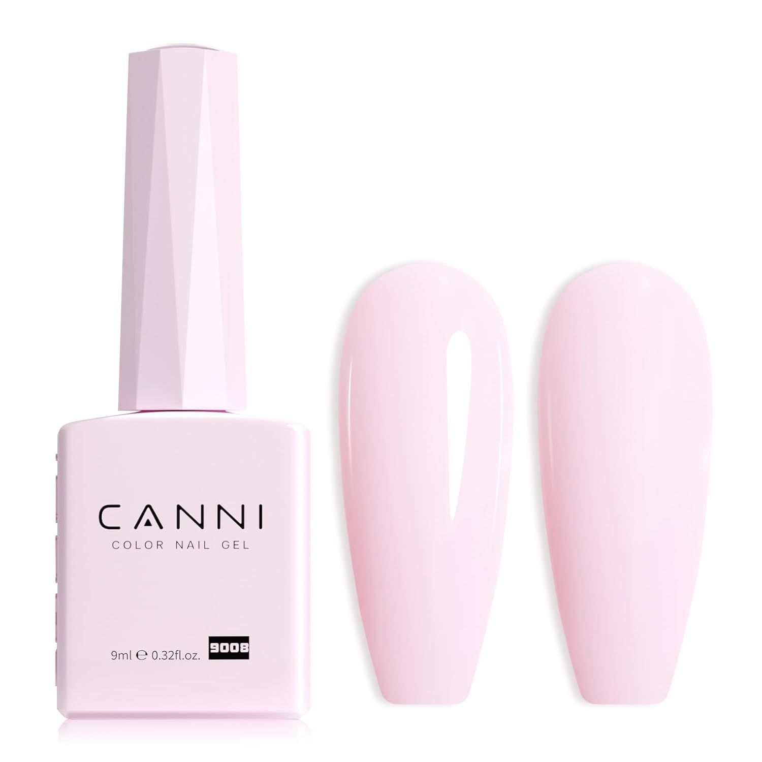 CANNI Light Pink Gel Nail Polish, Special Baby Pink Gel Polish with Soft Pale Pi...