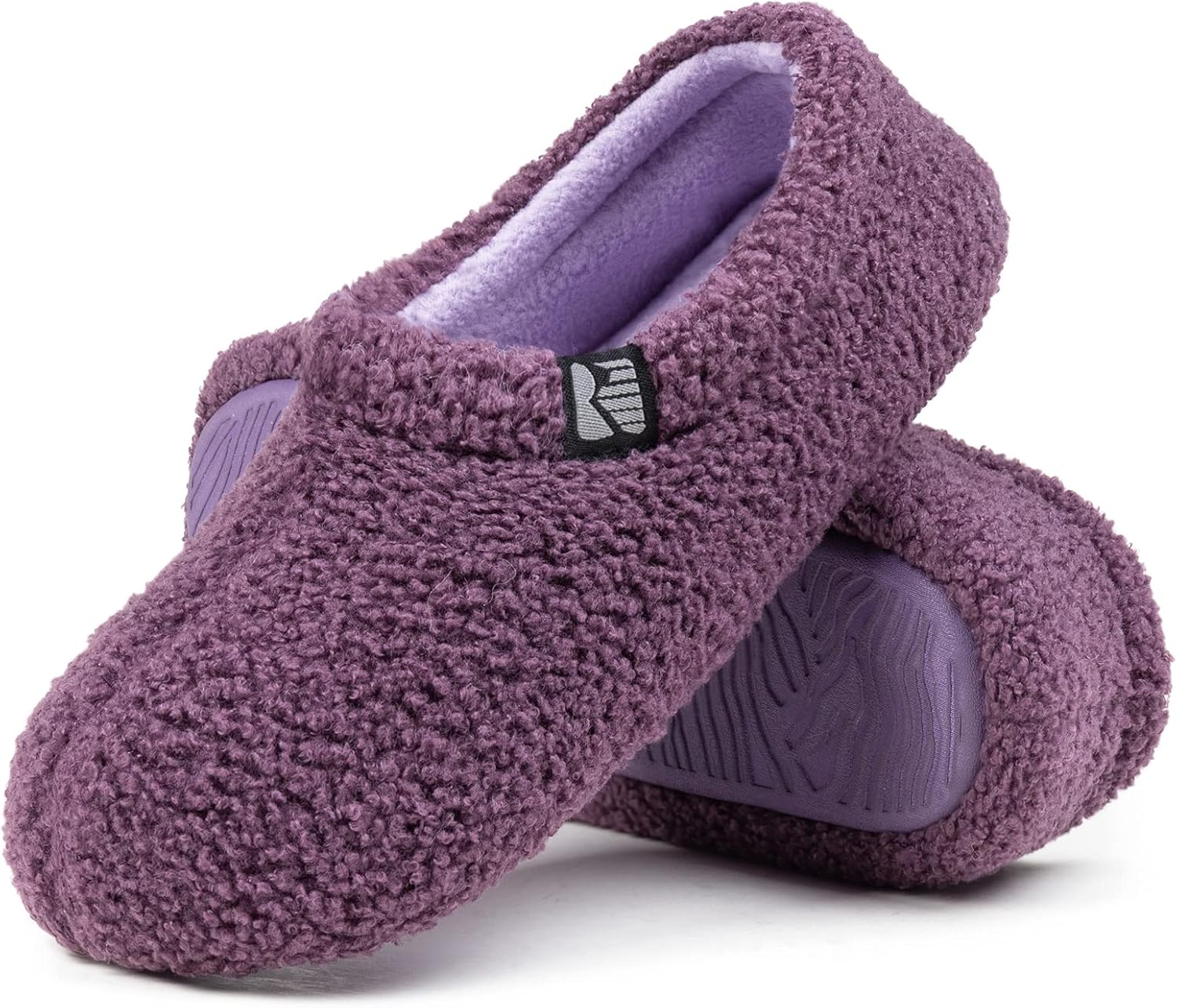 RockDove Women's Slipper, Special Teddy Fleece Closed Back Indoor Slipper, Cozy...