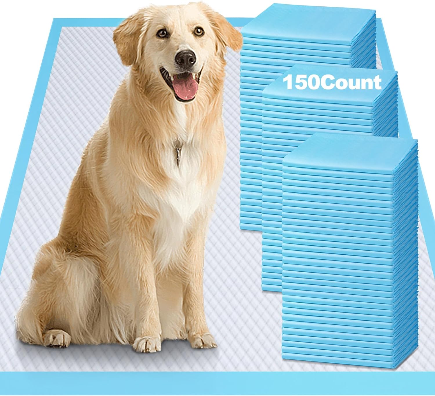 Gimars XXL Thicken 6 Layers Ultra Absorbent Dog Pee Pads Extra Large Leak-Proof...