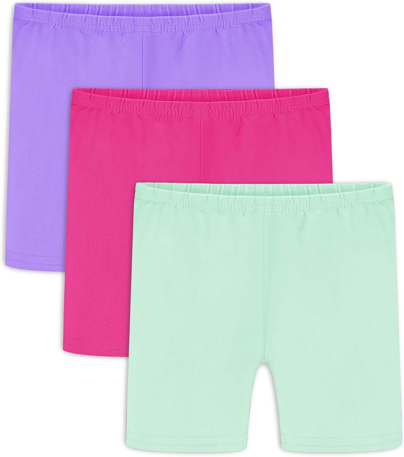 Auranso Girls Bike Shorts Dance Breathable and Safety Biker Under Dress Shorts P...
