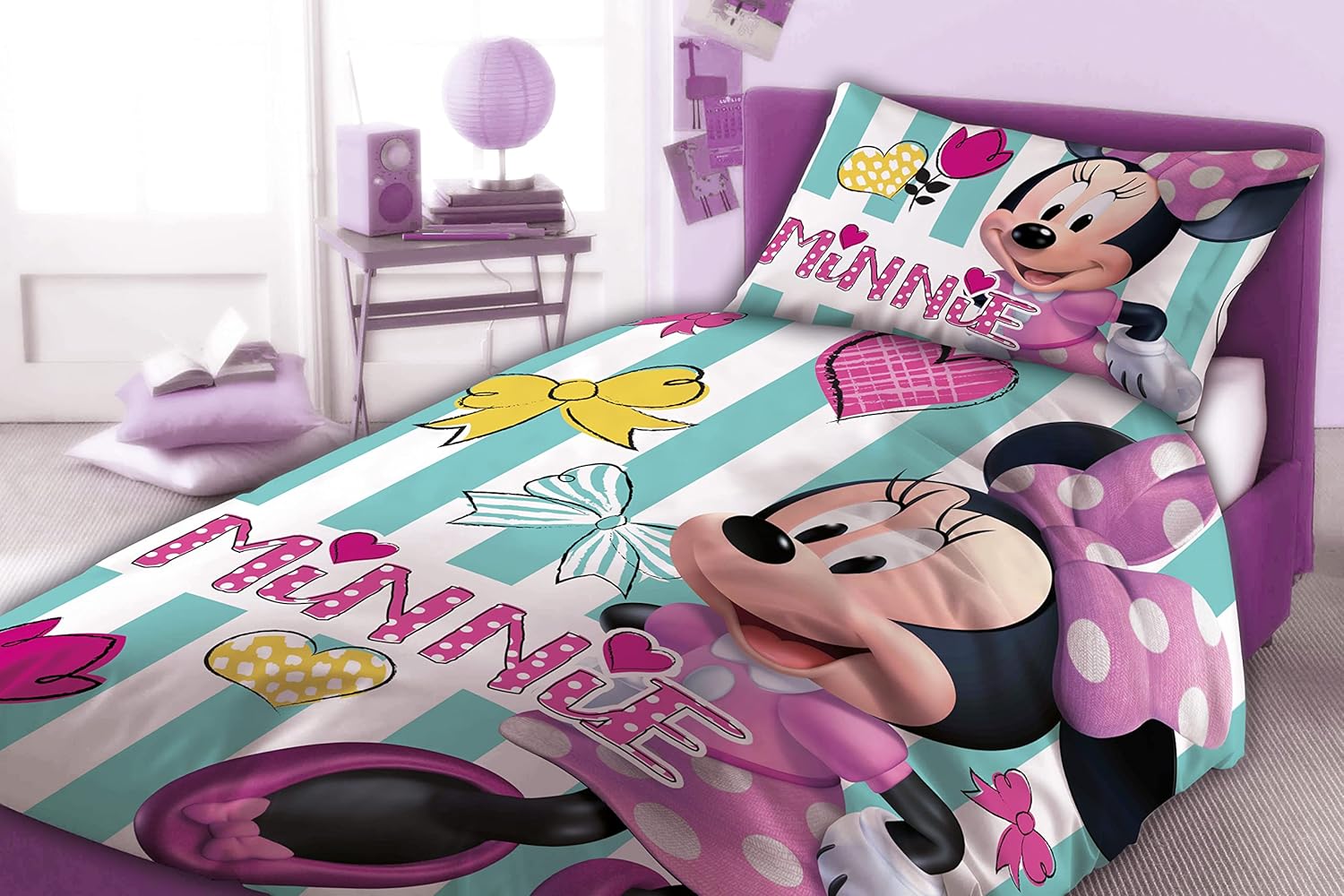 Disney Junior Minnie Mouse Baby Bedding Set, Special Baby Bedding for 100 x 135...