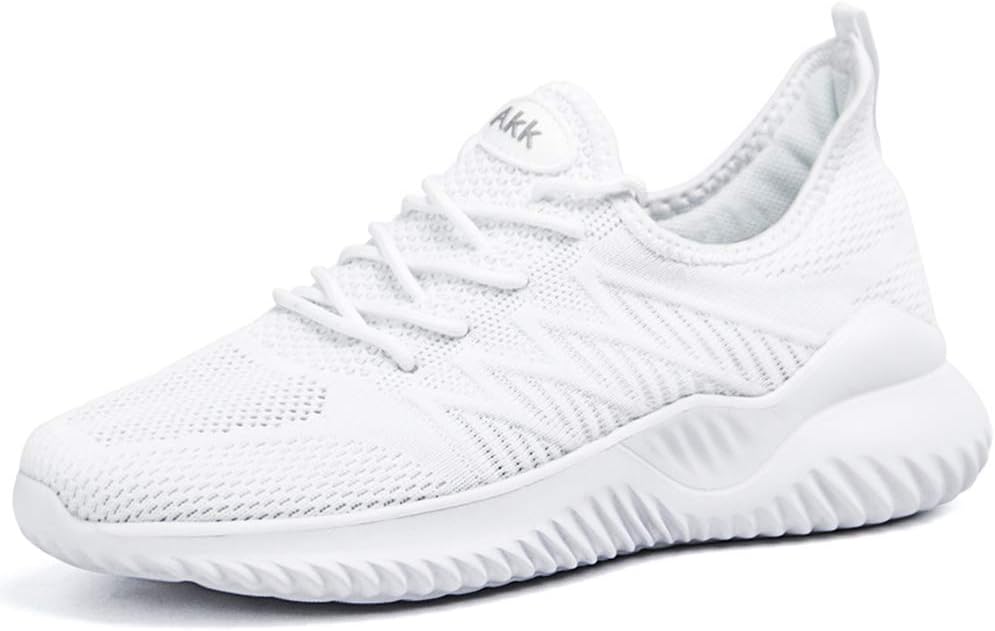 Akk Womens Walking Tennis Shoes - Slip On Memory F...