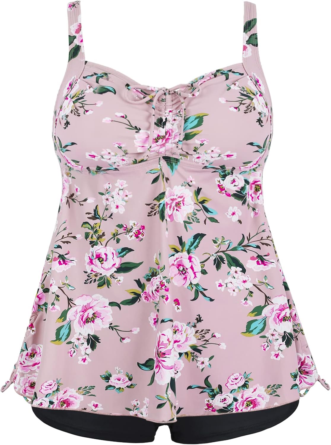 Septangle Women Plus Size Bathing Suits Paisley Pr...