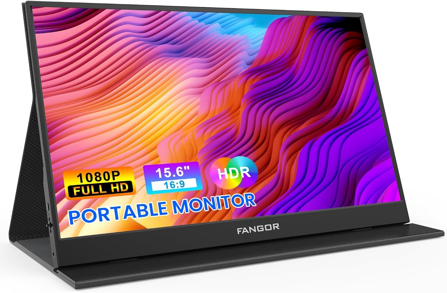 FANGOR Portable Monitor, 15.6" FHD 1080P Travel Monitor for Laptop, Ultra-Slim H...