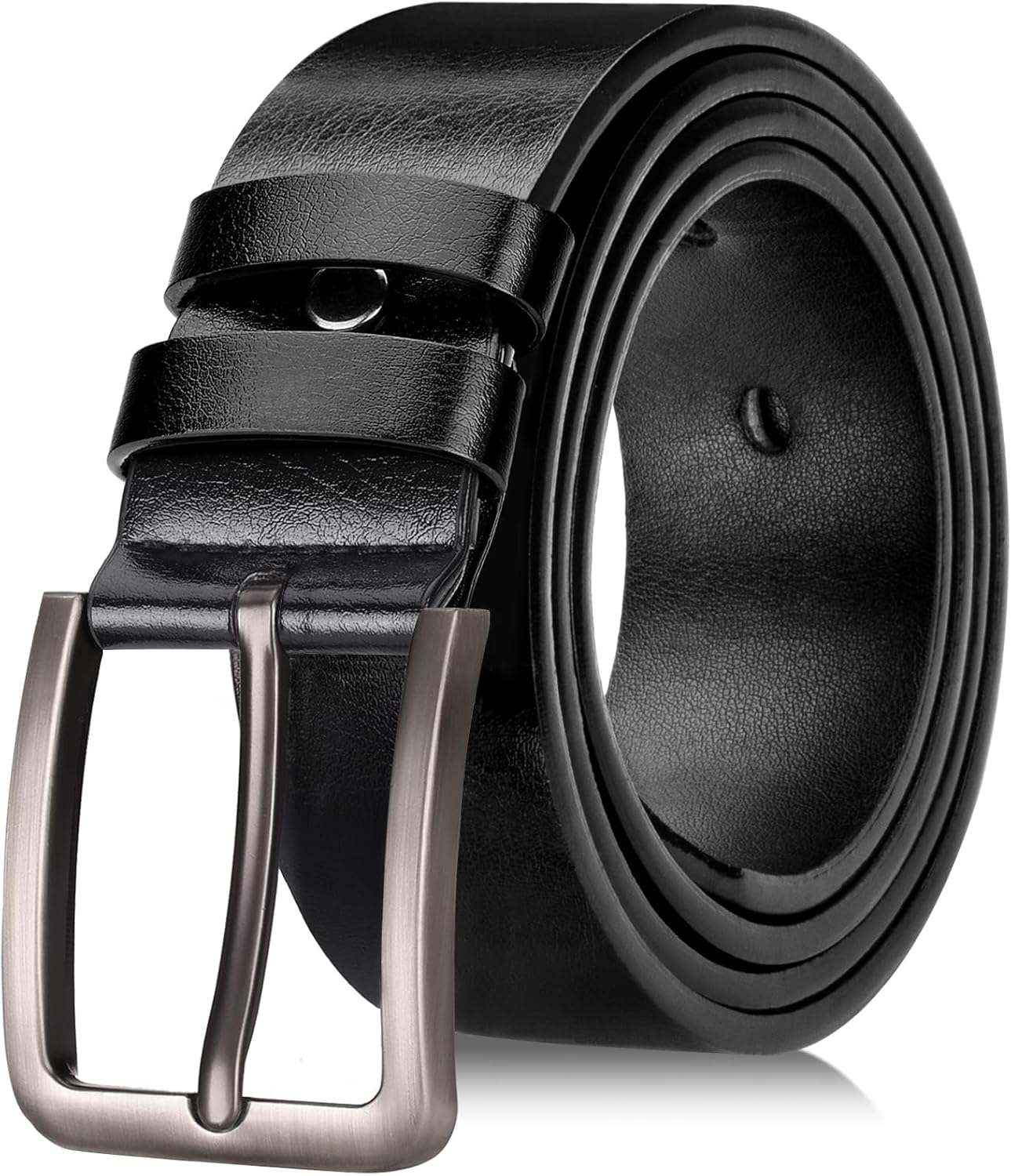 maikun Mens Casual Dress Belt, Special Mens Leather Belt, High-Quality Leather B...
