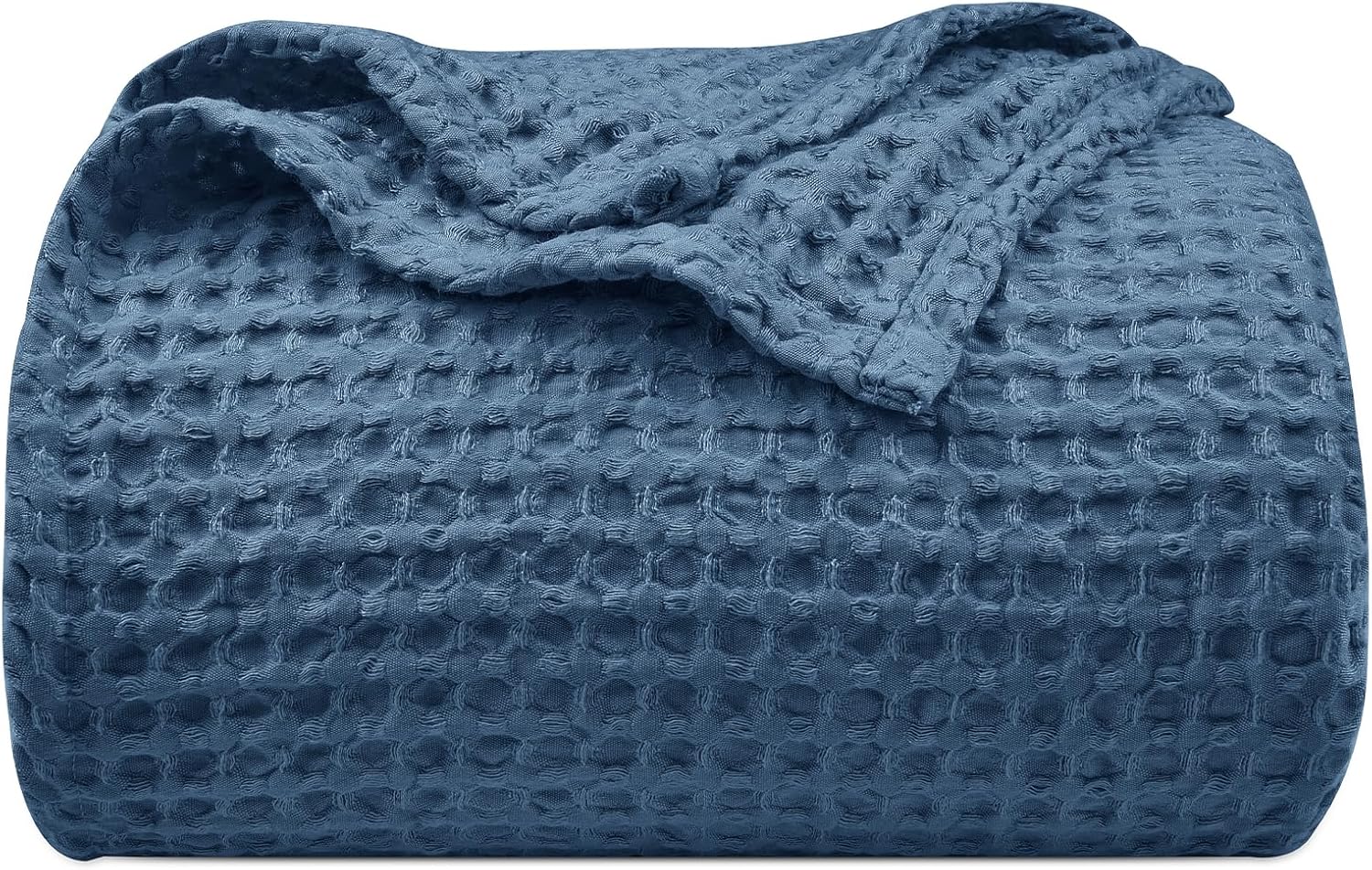 PHF Ultra Soft Waffle Weave Throw Blanket 50"x 60"- Washed Lightweight Breathabl...
