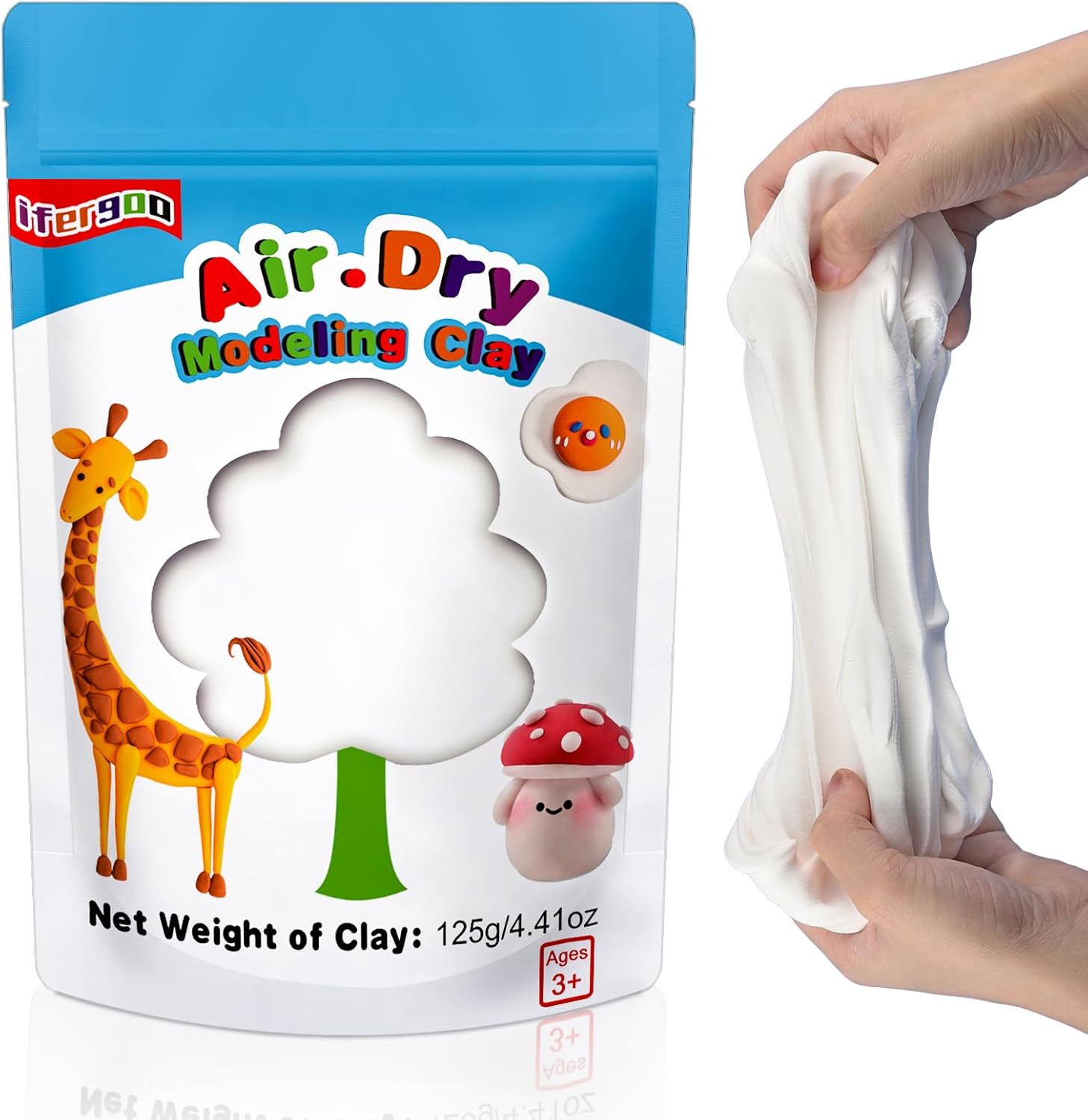 ifergoo Modeling Clay, Innovative Air Dry Clay for Kids, Special Super Light Mag...