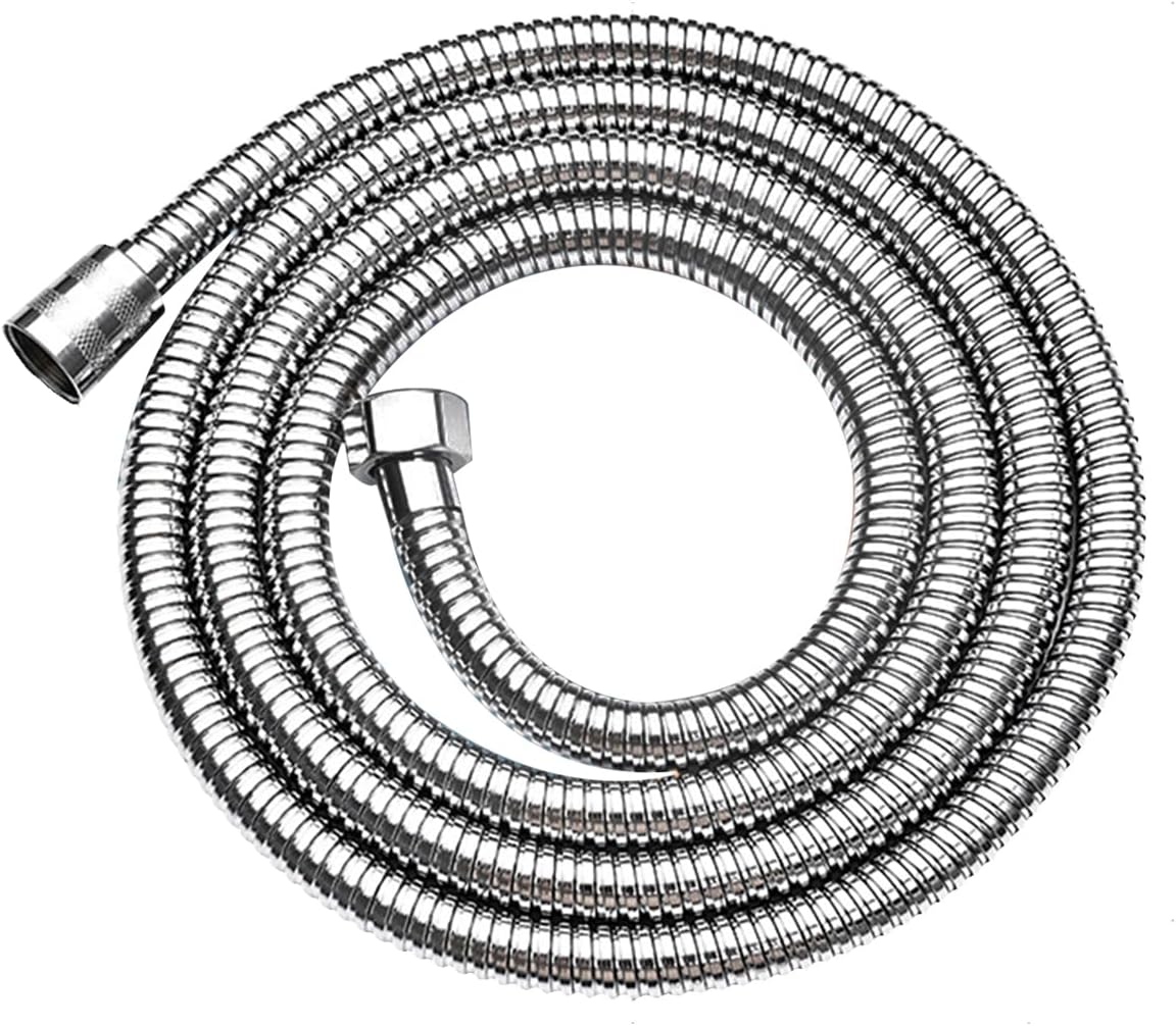 Shower Head Hose 1.5m, Shower Hose with Double Anti-Twisting Protection, Corrosi...