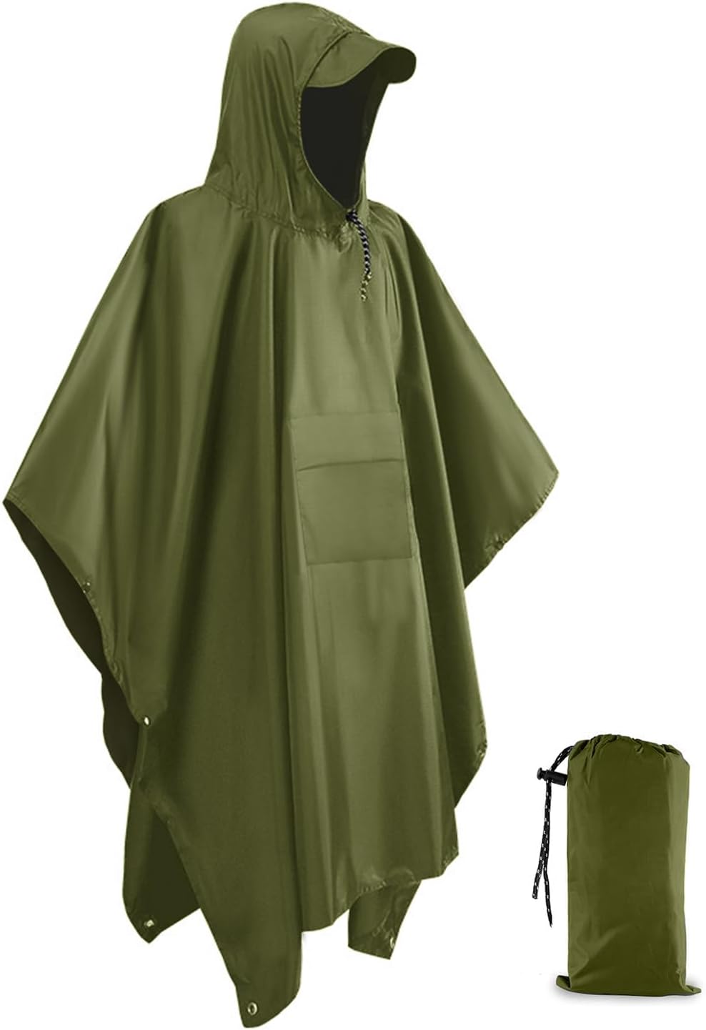 Snowalva Festival Poncho Waterproof Adult Reusable Poncho Waterproof Adult Light...