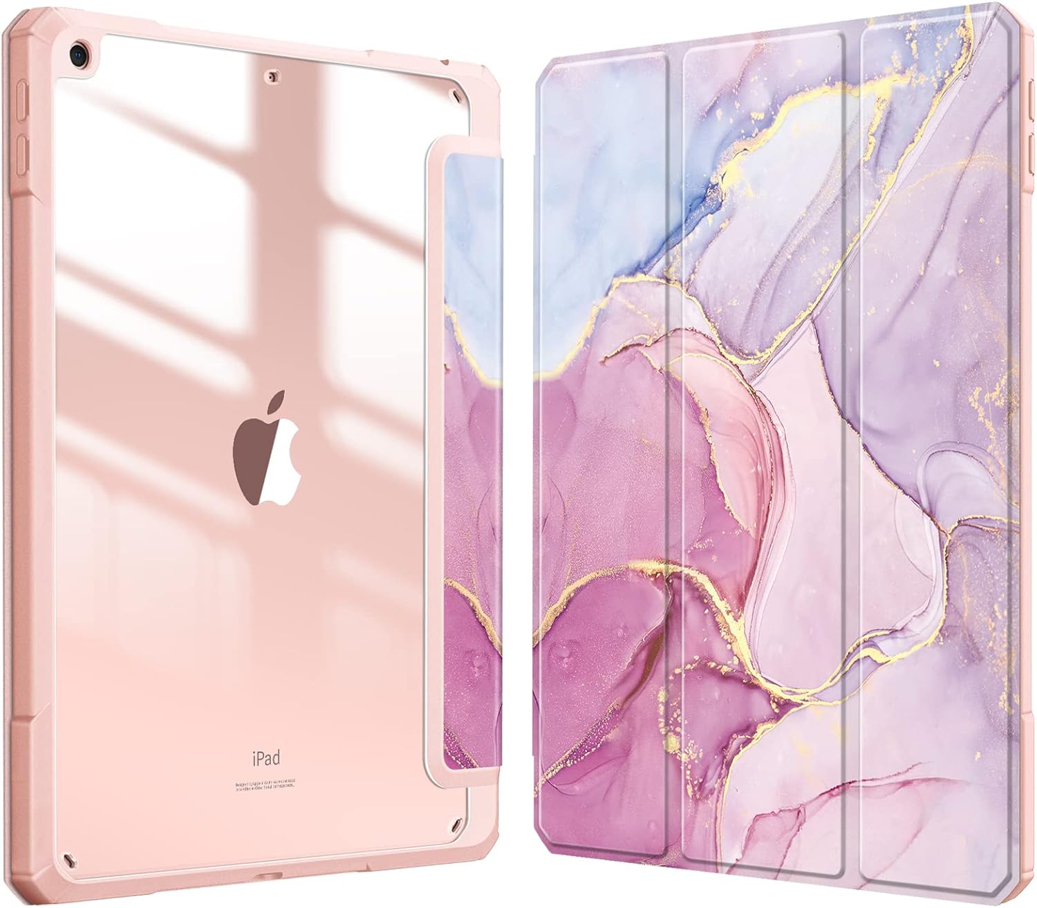 FINTIE Hybrid Case Compatible with iPad 9th/8th/7th Generation (2021/2020/2019 M...