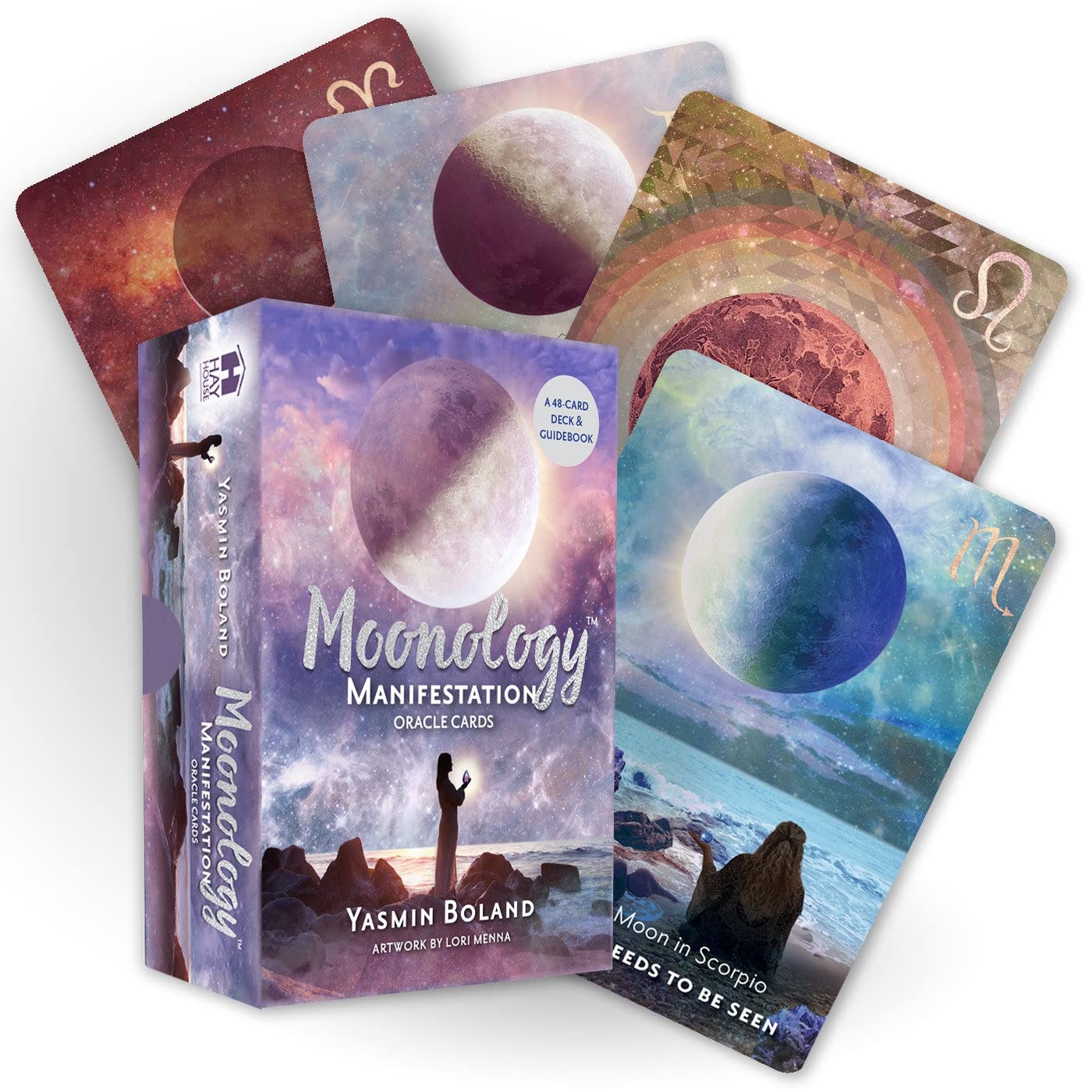 Moonology™ Manifestation Oracle: A 48-Card Deck an...