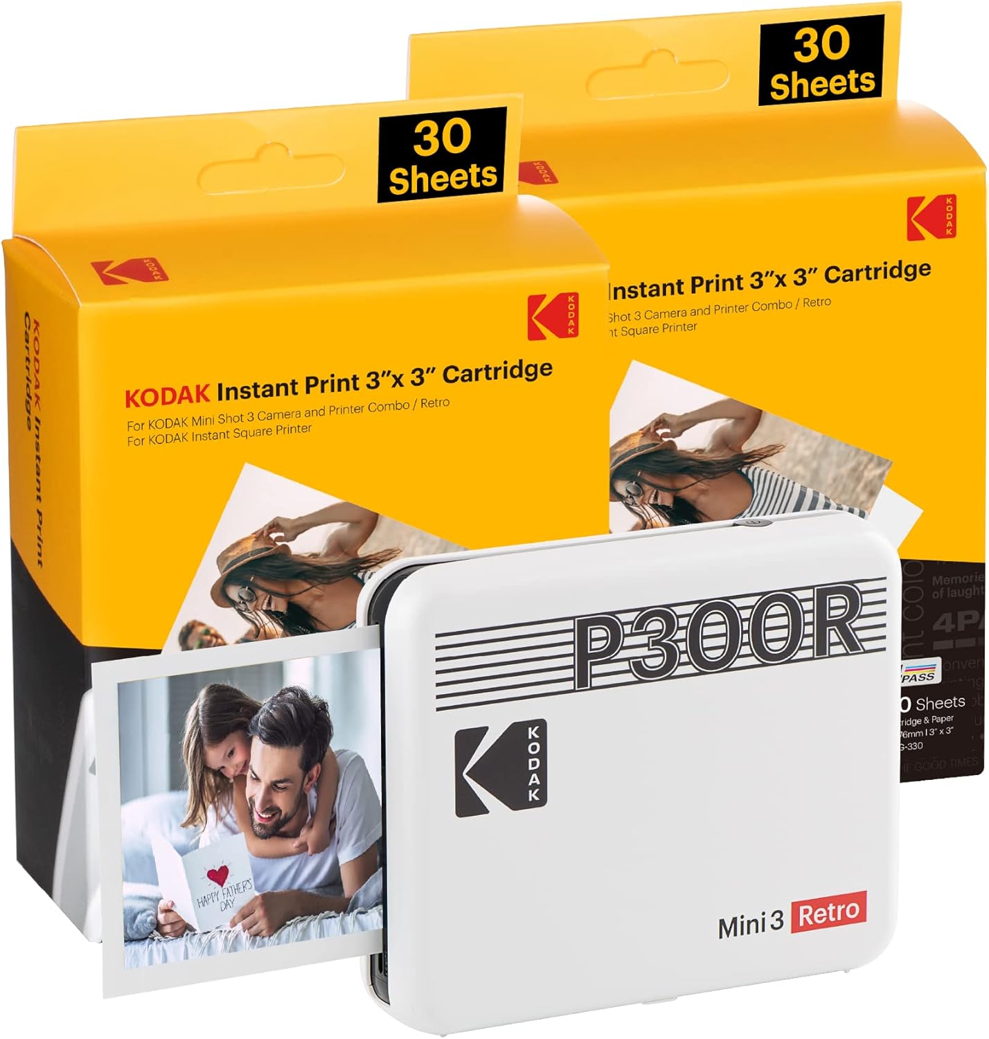 KODAK Mini 3 Retro, High-Quality 4PASS Portable Ph...