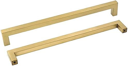 goldenwarm Brushed Brass Drawer Pulls Filing Cabinet Handles -LSJ12GD Bathroom K...