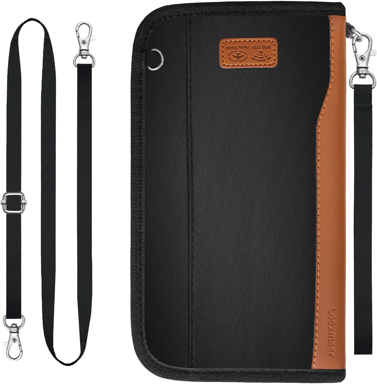 Looxmeer Passport Holder Travel Wallet, RFID Blocking Family Travel Document Org...