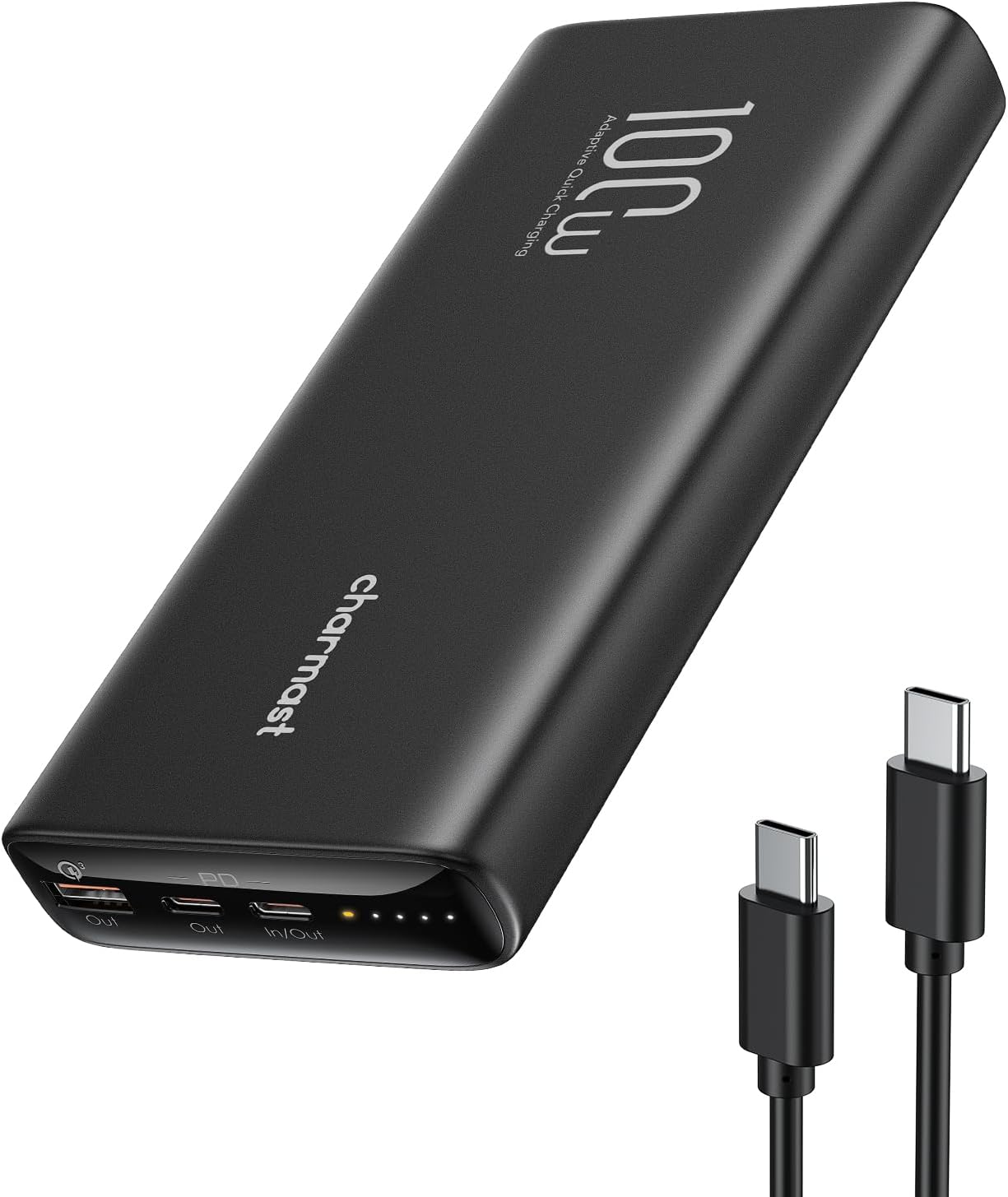 Charmast 100W PD Power Bank 20000mAh USB C Battery Pack Portable Charger Power P...