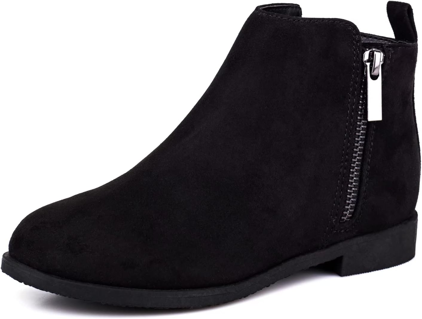 Girls Boots Kids Ankle Boots Zipper School Shoes Elegant Big Kid Fashion Winter...