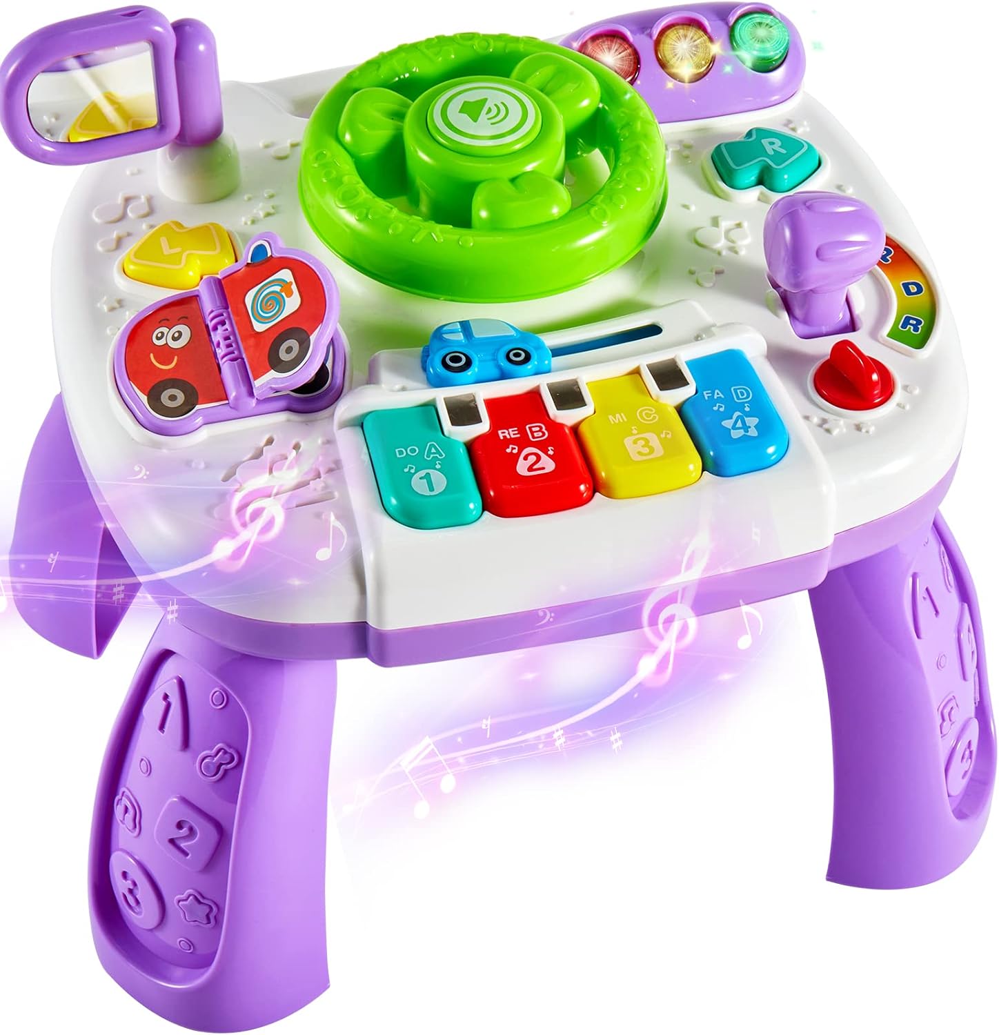LINFUN KIDS Musical Learning Activity Table Baby T...
