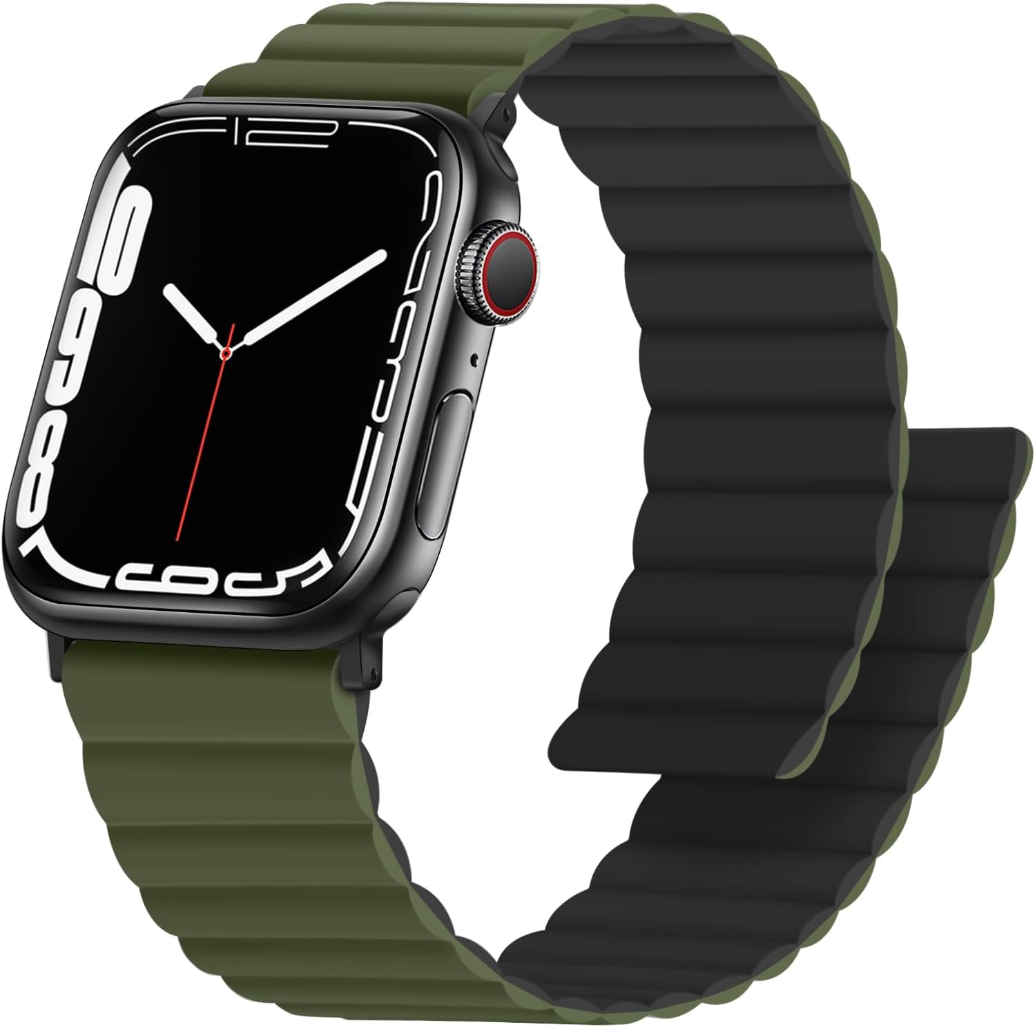 Anlinser Magnetic Straps Compatible with Apple Watch Strap 45mm 44mm 42mm 41mm 4...
