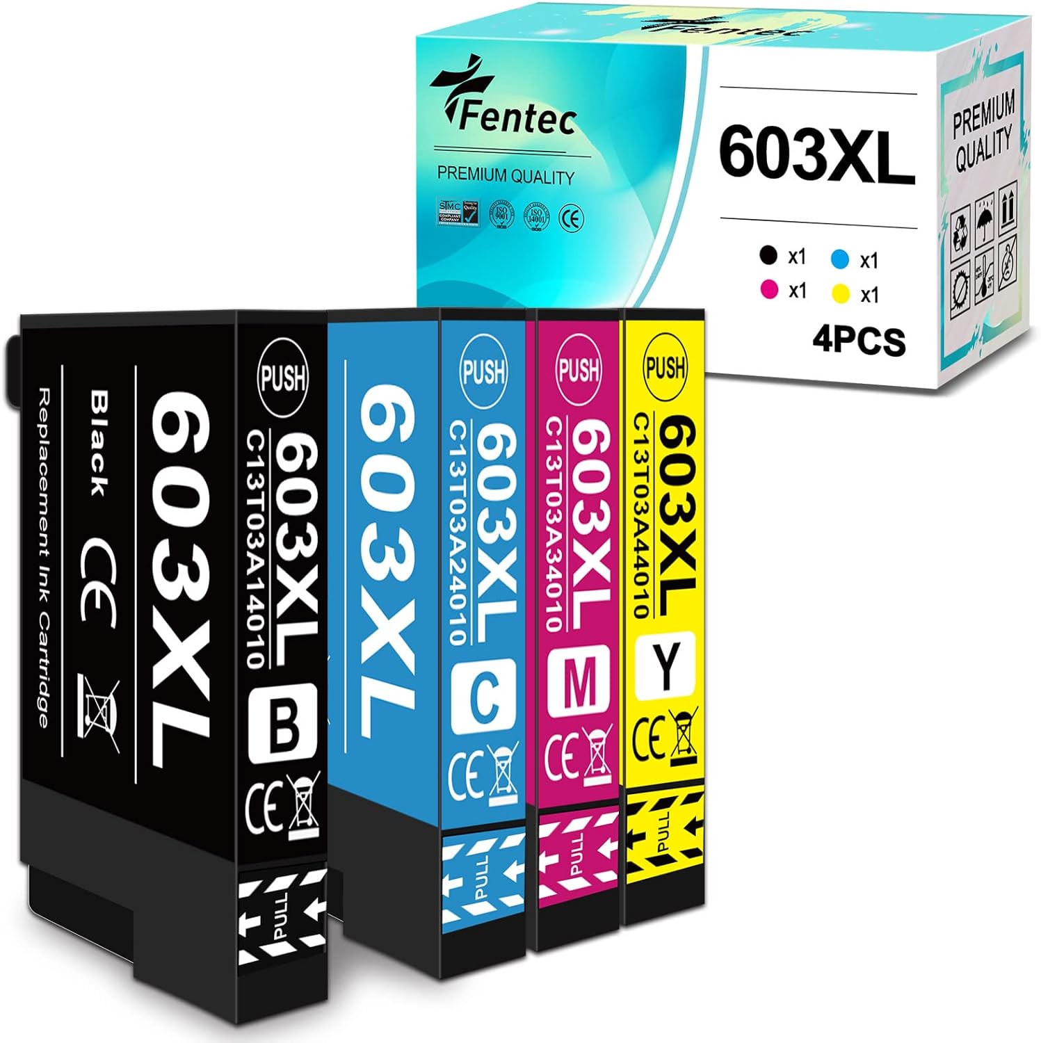 FENTEC XP4150 XP4155 XP-2150 XP-3150 XP-2155 WF-2840DWF Ink Cartridges Compatibl...