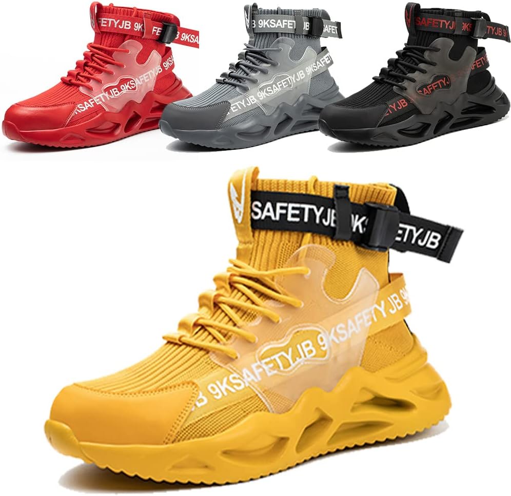 Nasogetch Safety Shoes, Special Work Boots with Steel Toe Cap, Comfortable Light...