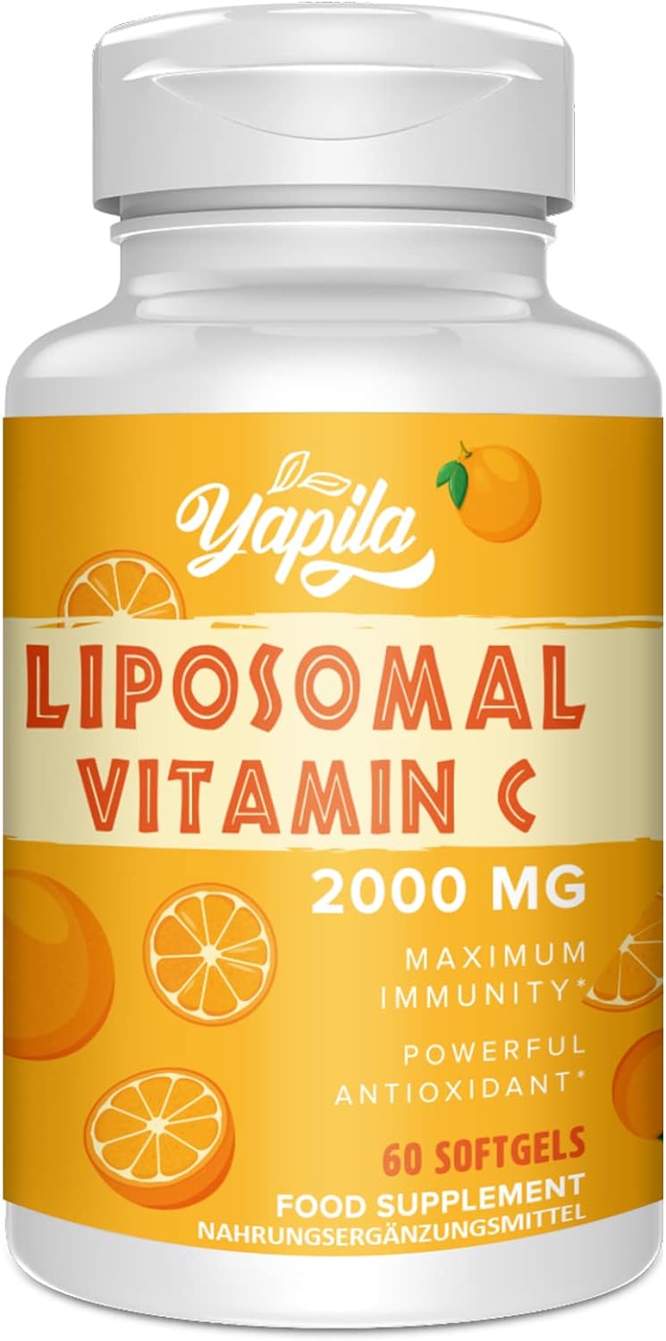 Liposomal Vitamin C Capsules 2000mg, Maximum Absorption, High dose VIT C, Ascorb...