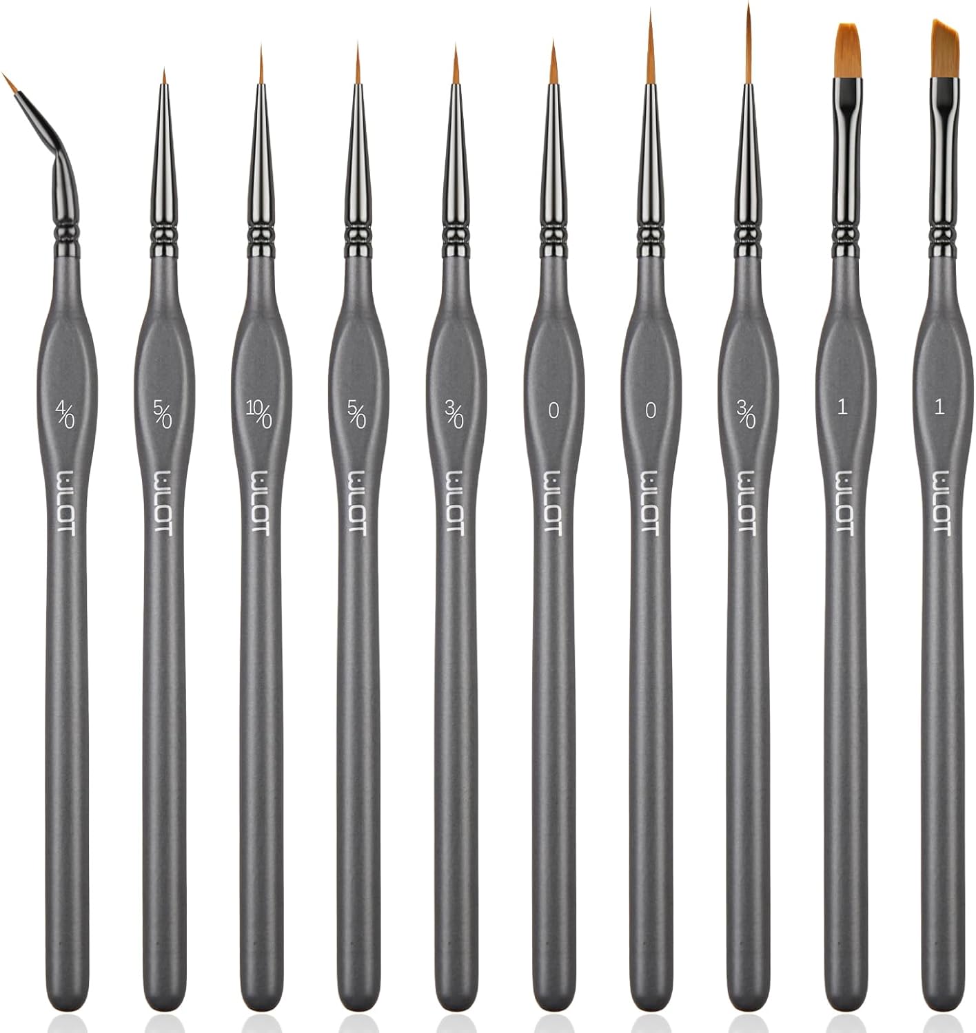 Fine Detail Brushes with Triangular Handles,10 Min...