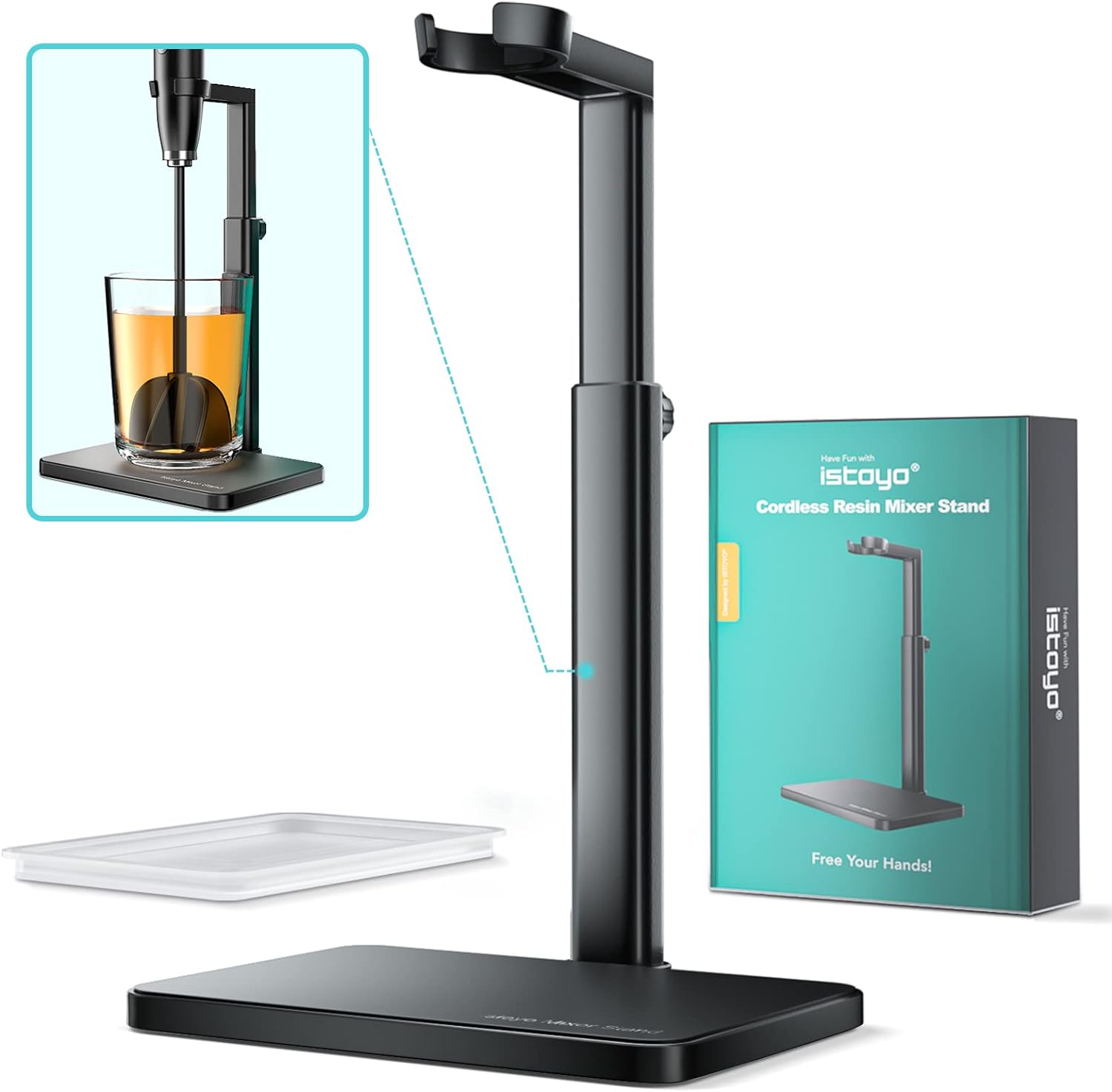 ISTOYO Premium Resin Mixer Stand, Special Resin Mixing Stand Applicate for Resin...