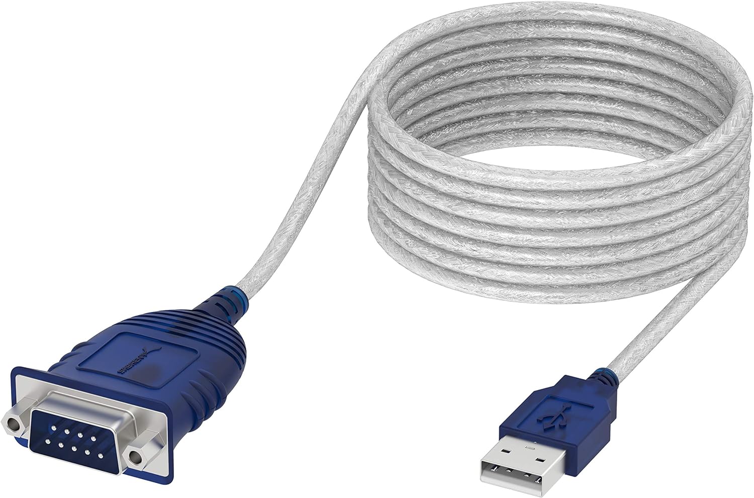SABRENT USB Serial Cable, USB to RS232 DB9 Converter Cable, compatible with rout...
