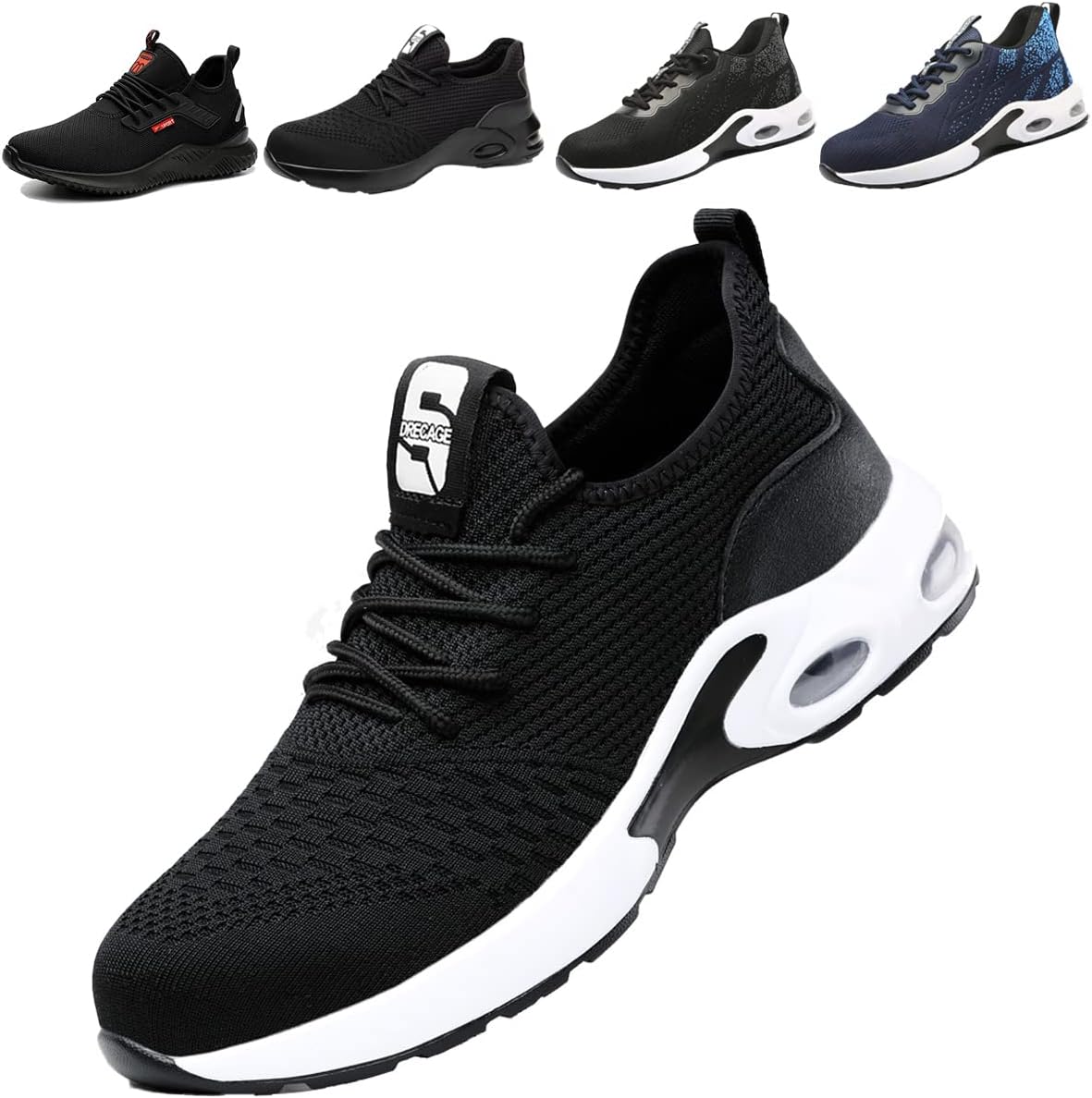 Fadezar Safety Shoes Mens Lightweight Steel Toe Cap Trainers Womens Puncture-Pro...