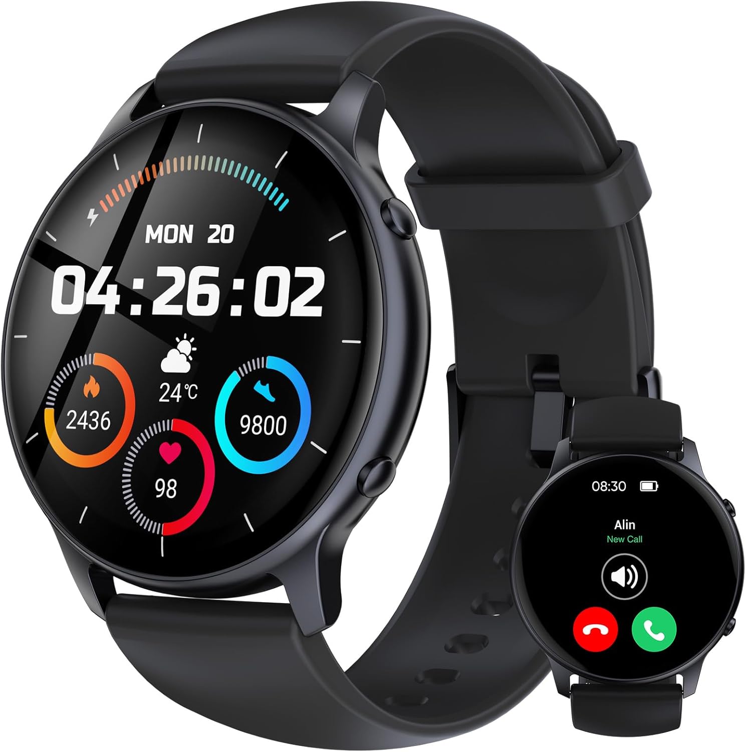 TUYOMA Smart Watch for Men Women - Fitness Watch with 1.32'' Touch Screen, Step...